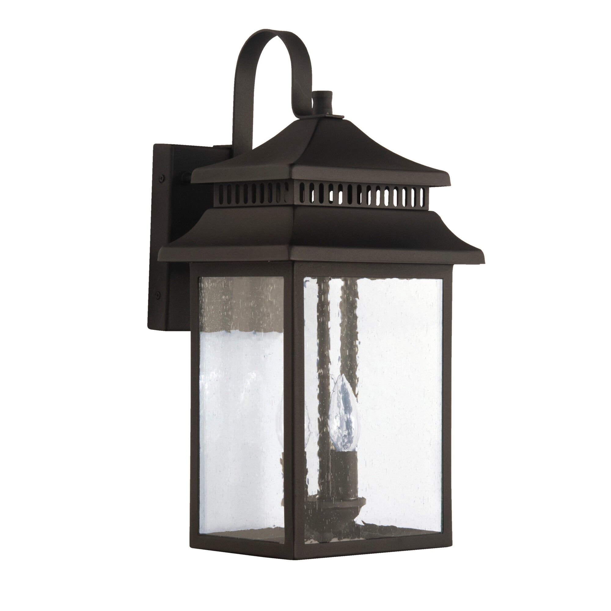 Shown in Textured Matte Black finish and Square/Rectangle glass and Square/Rectangle shade
