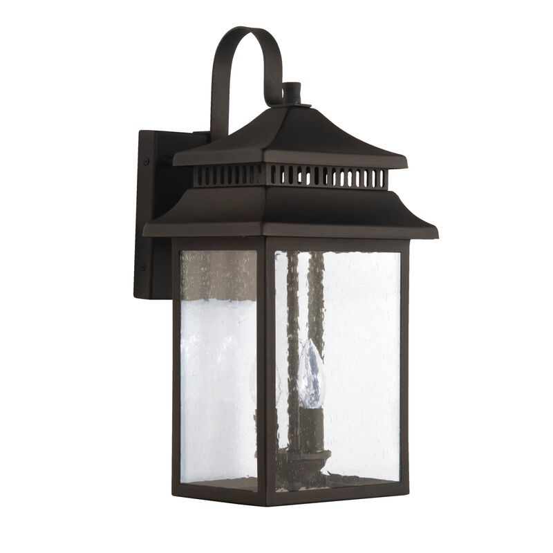 Crossbend 20 Inch Tall 3 Light Outdoor Wall Light by Craftmade