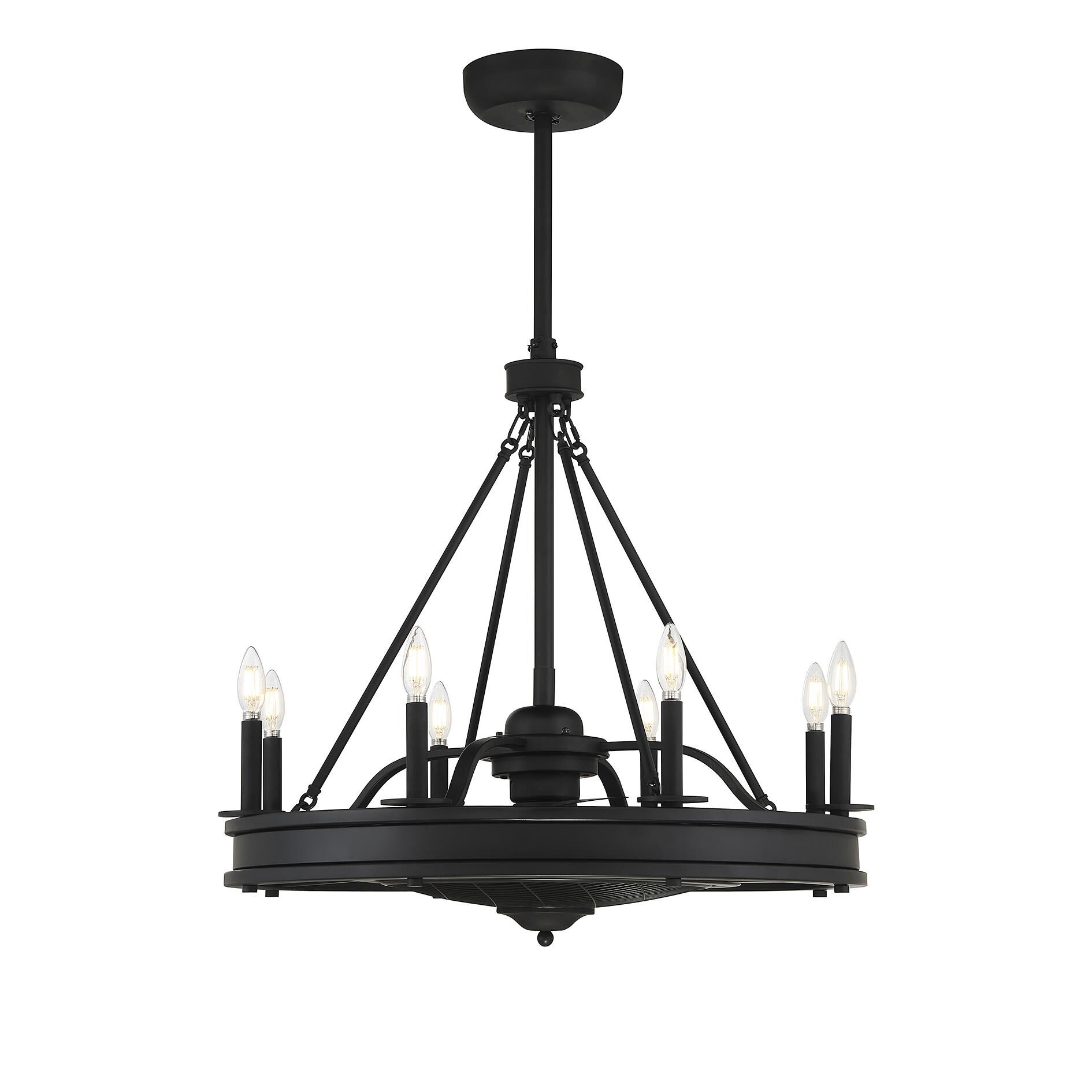 Lyon 30 Inch Chandelier Ceiling Fan by Savoy House