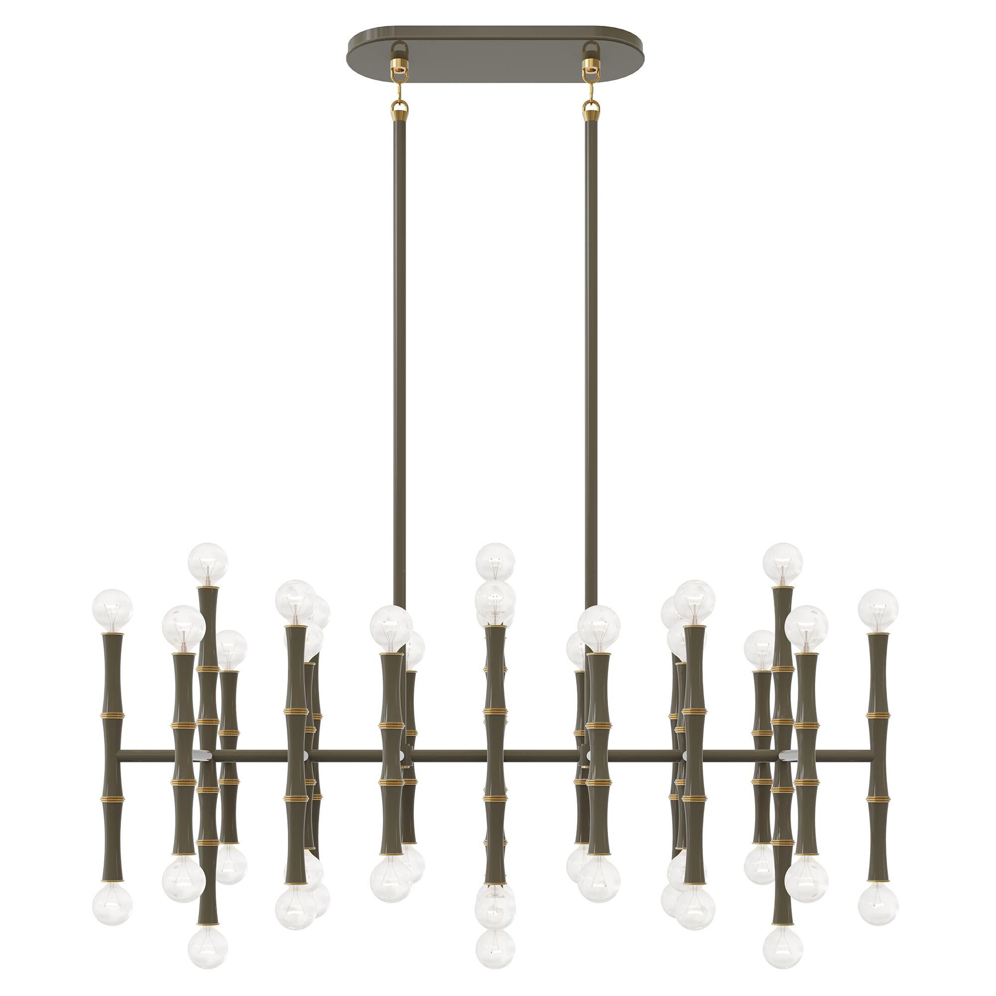 Shown in Smokey Taupe finish and Modern Brass accent