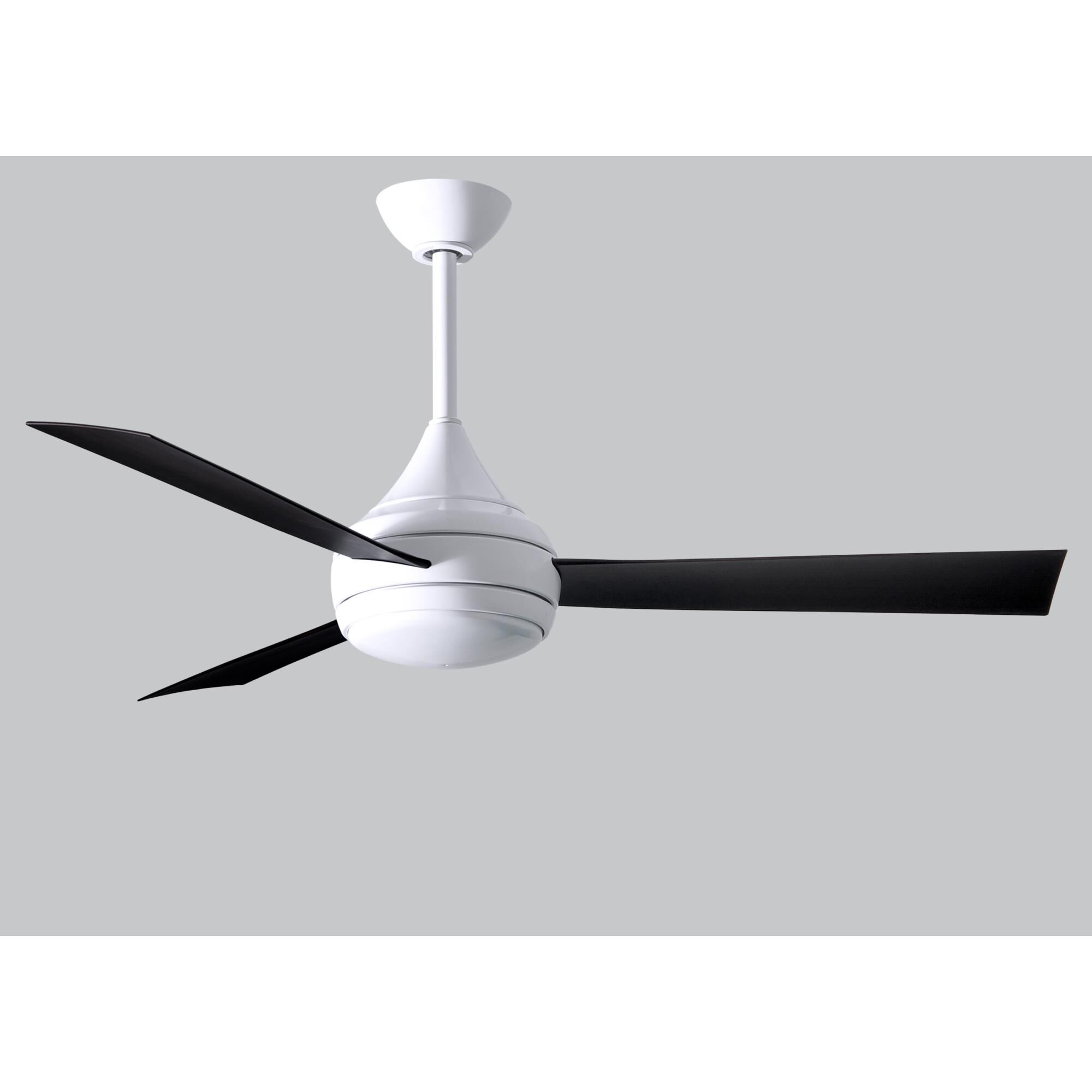 Donaire Outdoor Coastal Wet Rated 52 Inch Ceiling Fan with Light Kit by Matthews Fan Company