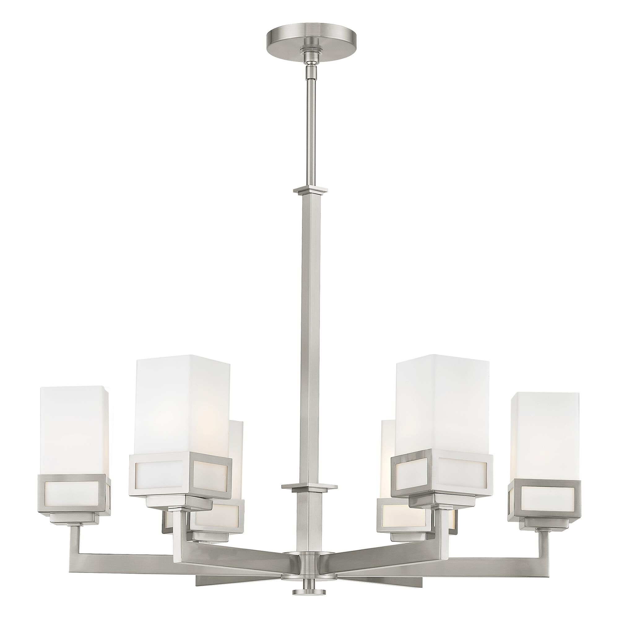 Harding 28 Inch 6 Light Chandelier by Livex Lighting
