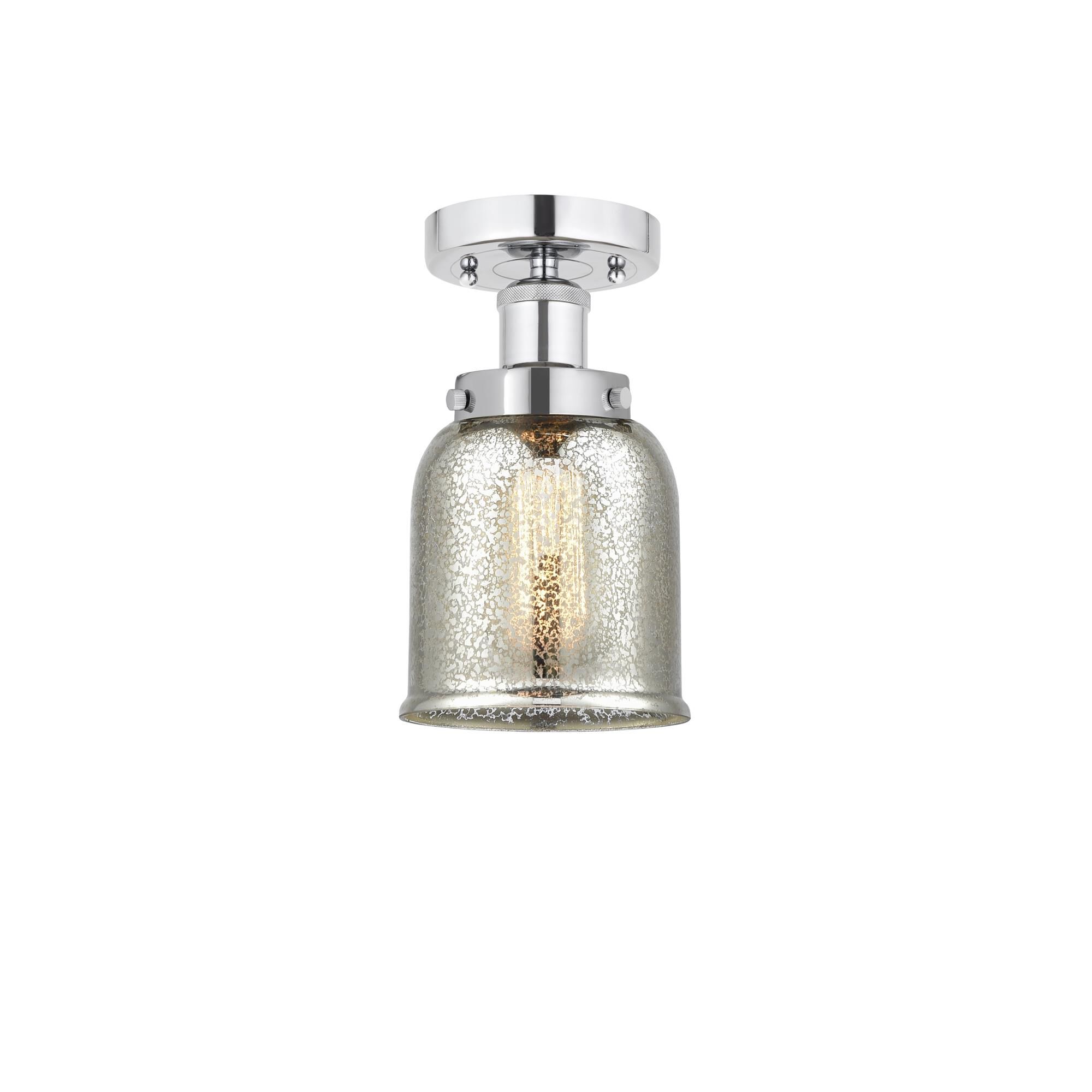 Shown in Polished Chrome, Mercury finish and Mercury glass and Mercury Glass shade
