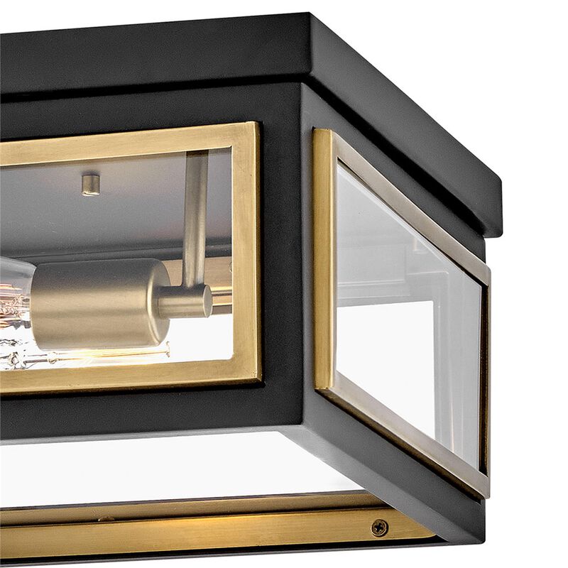 Shaw 14 Inch 2 Light Flush Mount by Hinkley