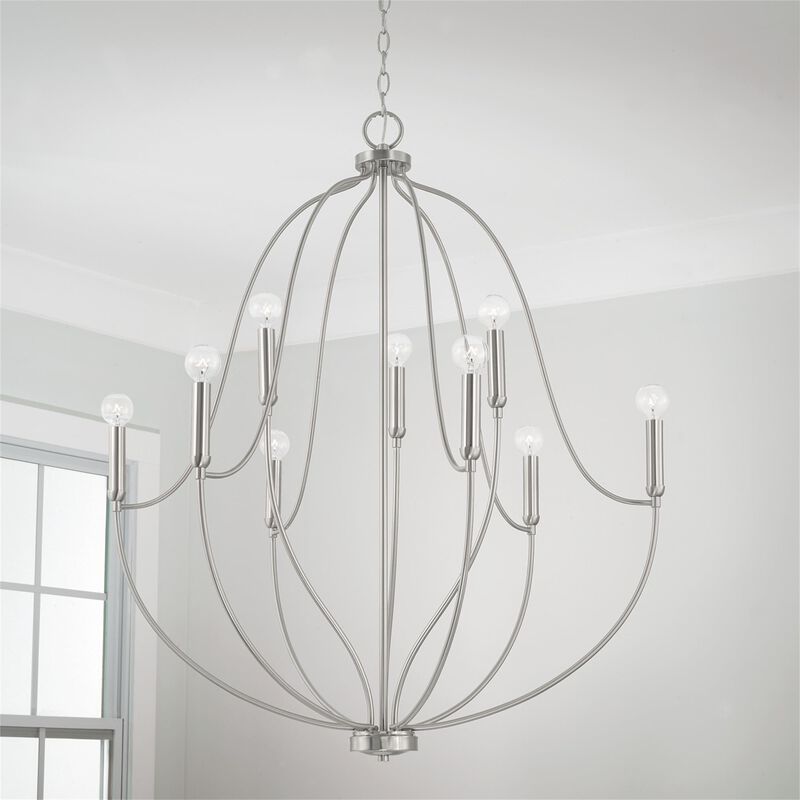 Madison 32 Inch 9 Light Chandelier by Homeplace by Capital Lighting Fixture Company