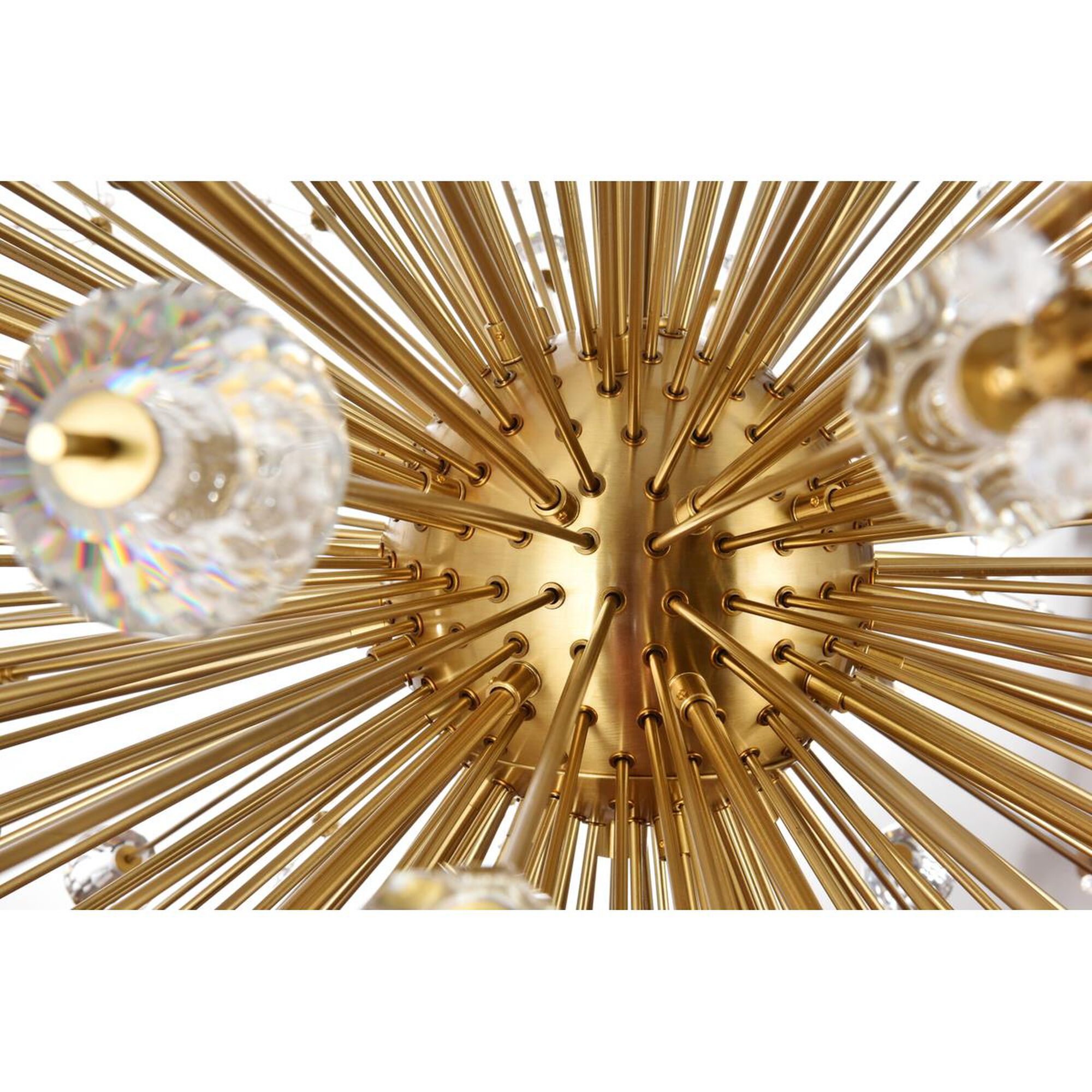 Shown in Gold finish and Royal Cut crystal