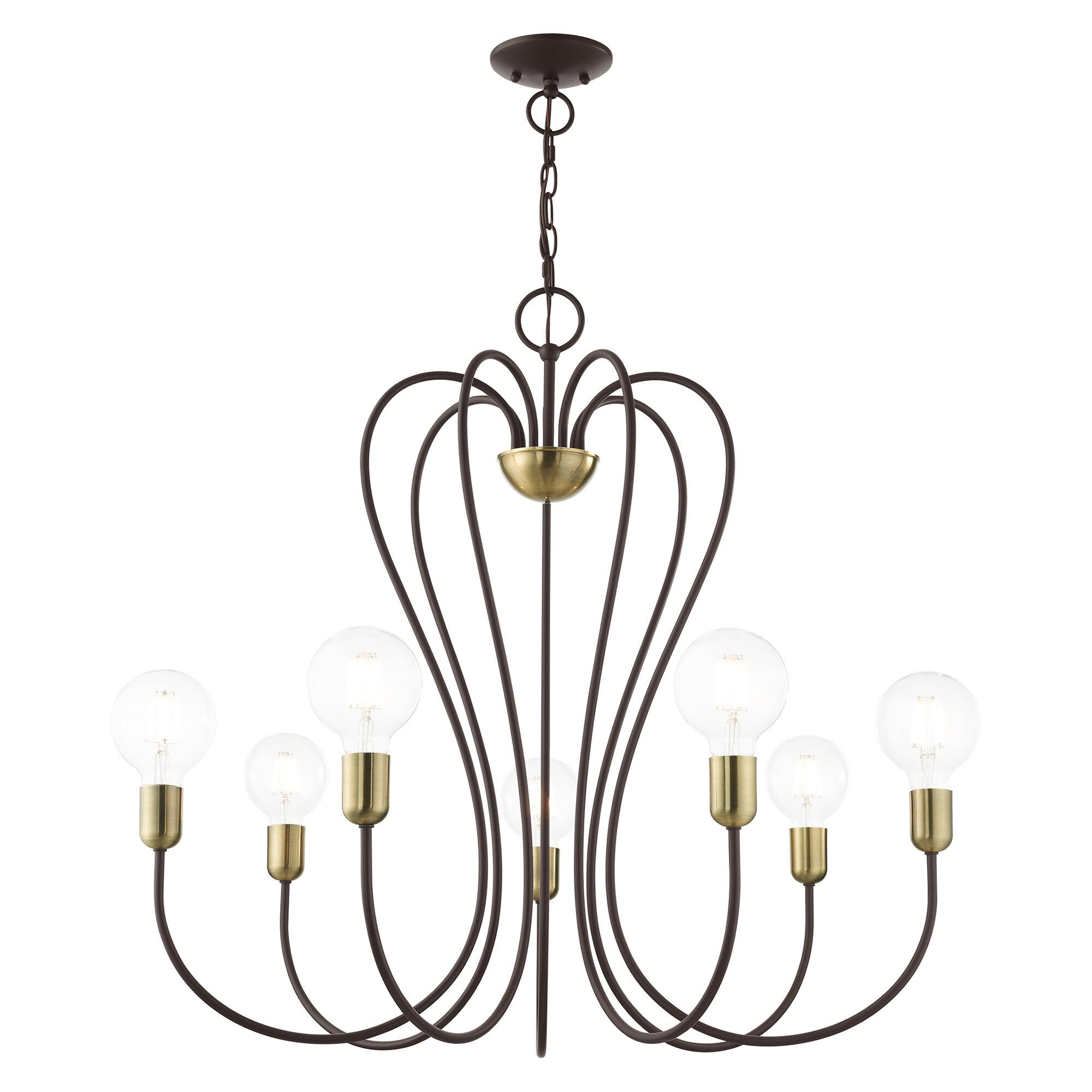 Lucerne 7 Light Chandelier by Livex Lighting
