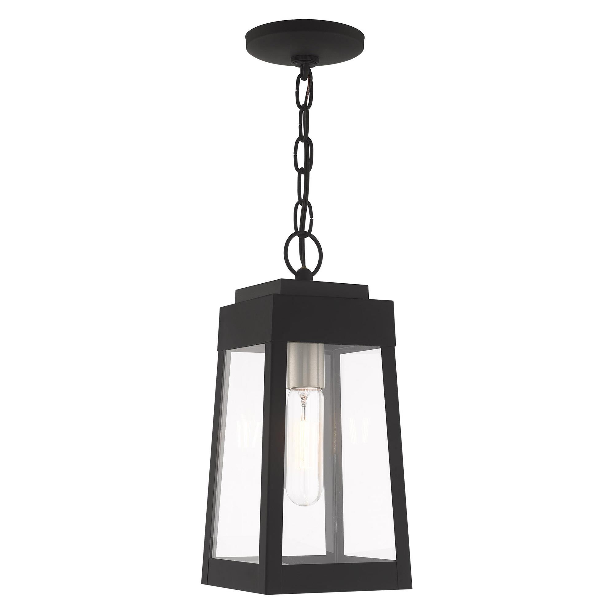 Oslo 14 Inch Tall 1 Light Outdoor Hanging Lantern by Livex Lighting