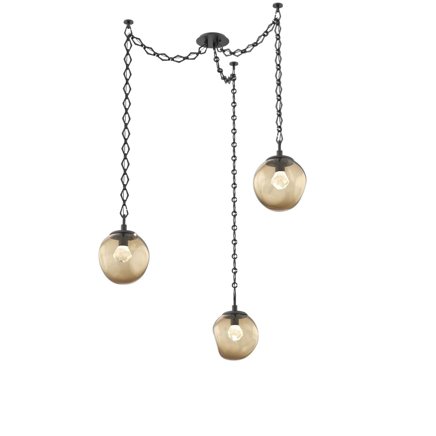 Levi Wilson Aster 19 Inch Multi Pendant Light by Hammerton Studio