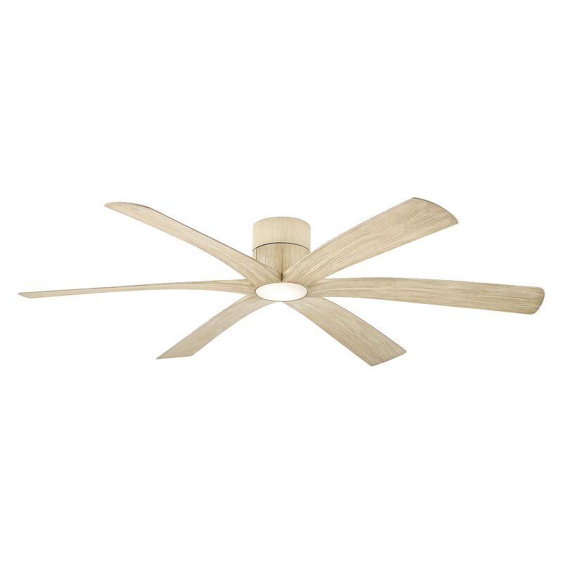 Brisano 65 Inch Flush Mount Fan with Light Kit by Minka Aire