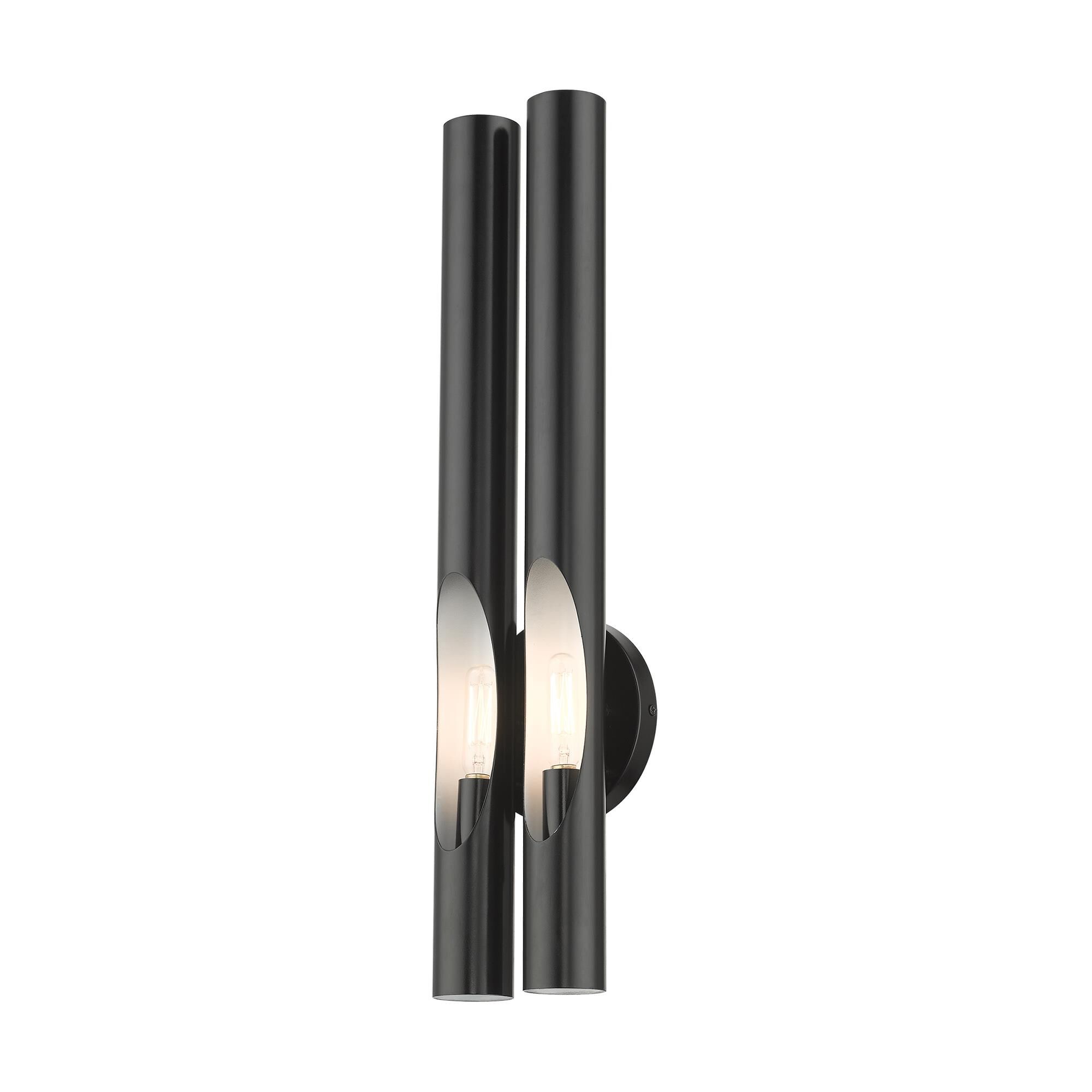 Shown in Shiny Black finish and Hand Welded Shiny Black shade