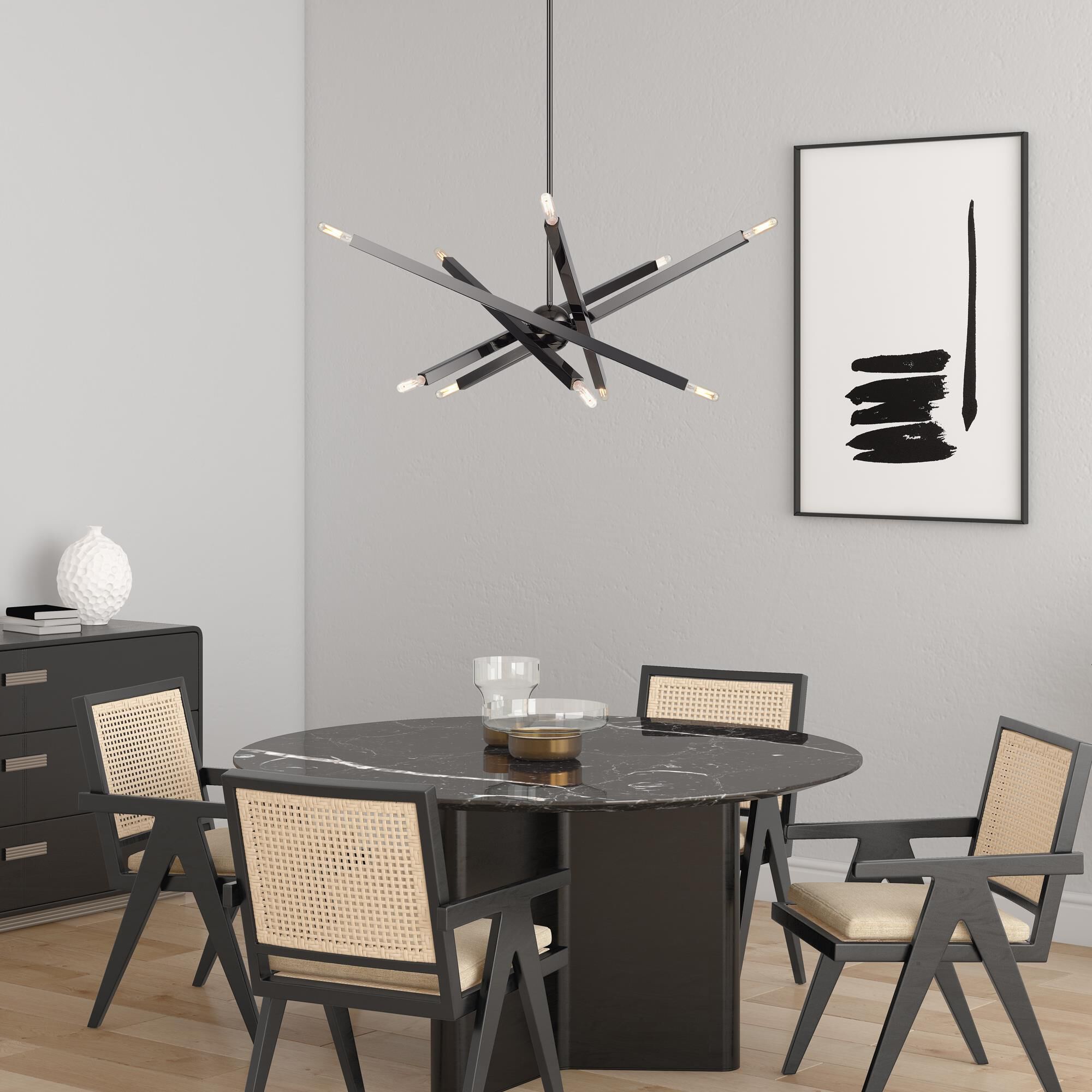 Monaco 32 Inch Chandelier by Livex Lighting