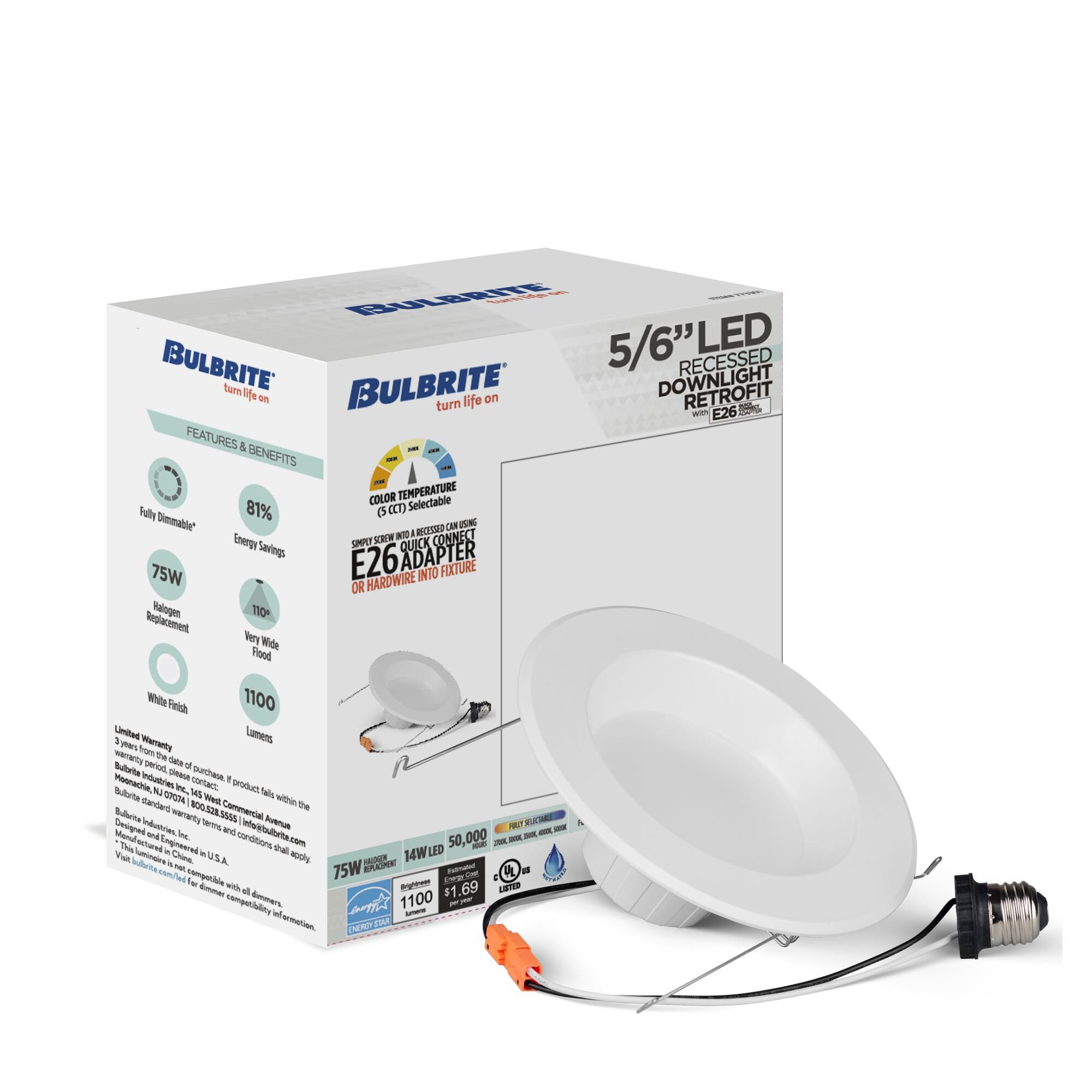 Recessed Lighting Trim by Bulbrite