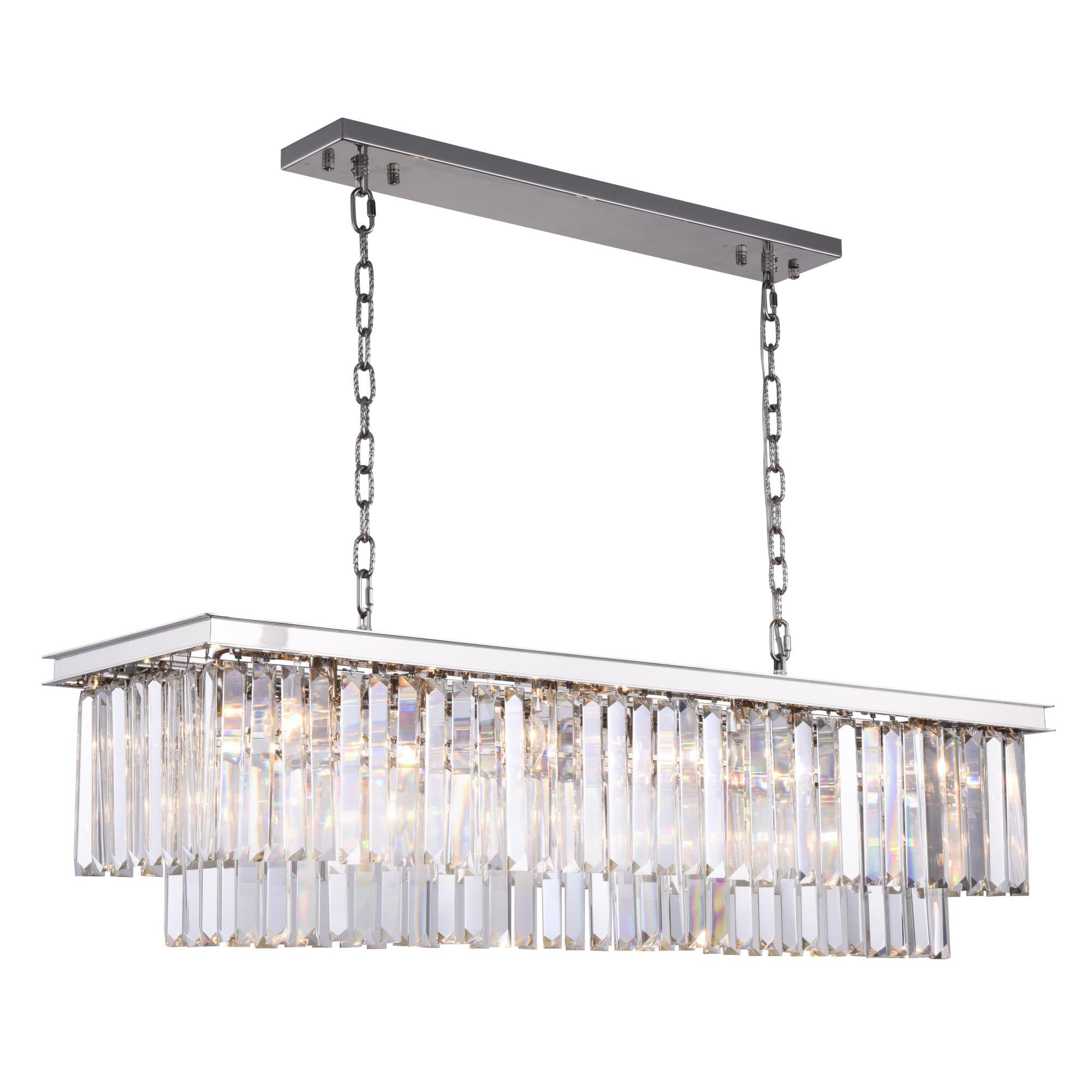 Urban Classic Sydney 50 Inch 12 Light Mini Chandelier by Elegant Lighting
