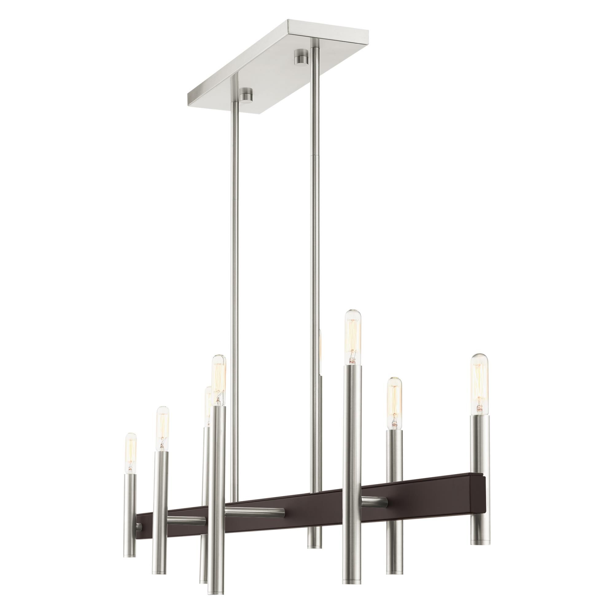 Denmark 48 Inch 8 Light Linear Suspension Light by Livex Lighting