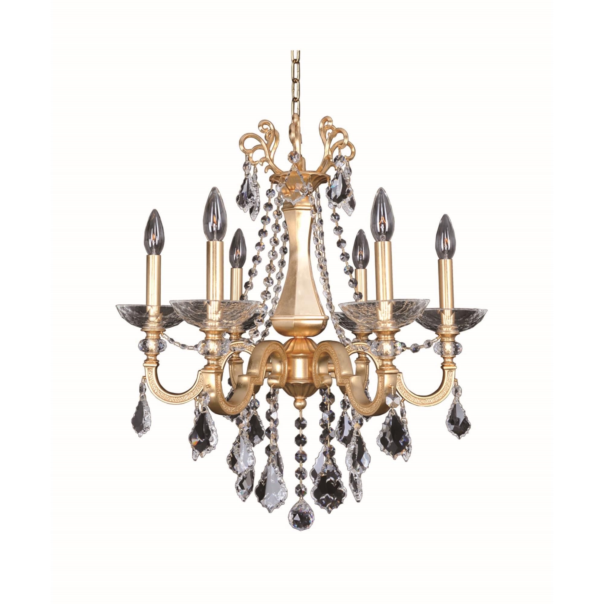 Barret 22 Inch 6 Light Chandelier by Allegri