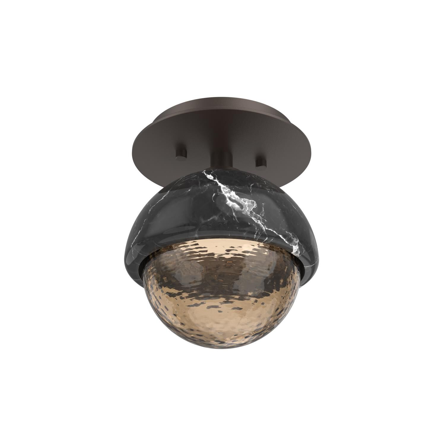 Levi Wilson Cabochon 6 Inch Flush Mount by Hammerton Studio