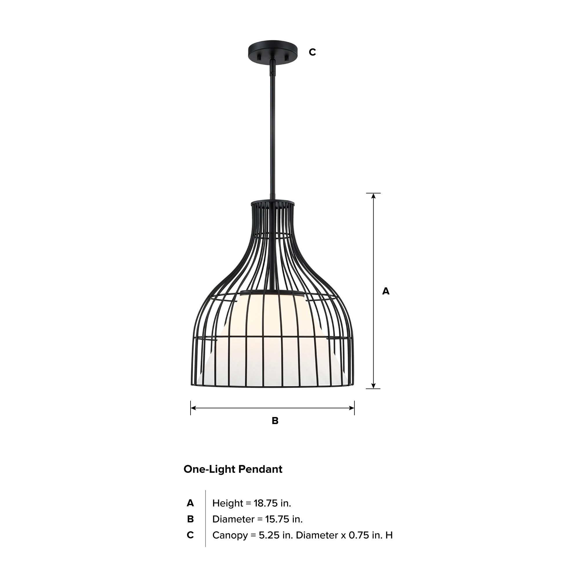 Evensong 16 Inch Large Pendant by Designers Fountain