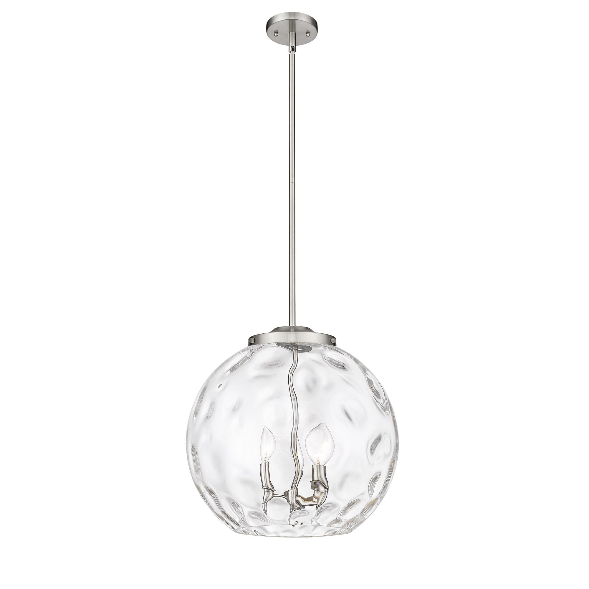 Shown in Brushed Satin Nickel finish and Clear Athens Water  16