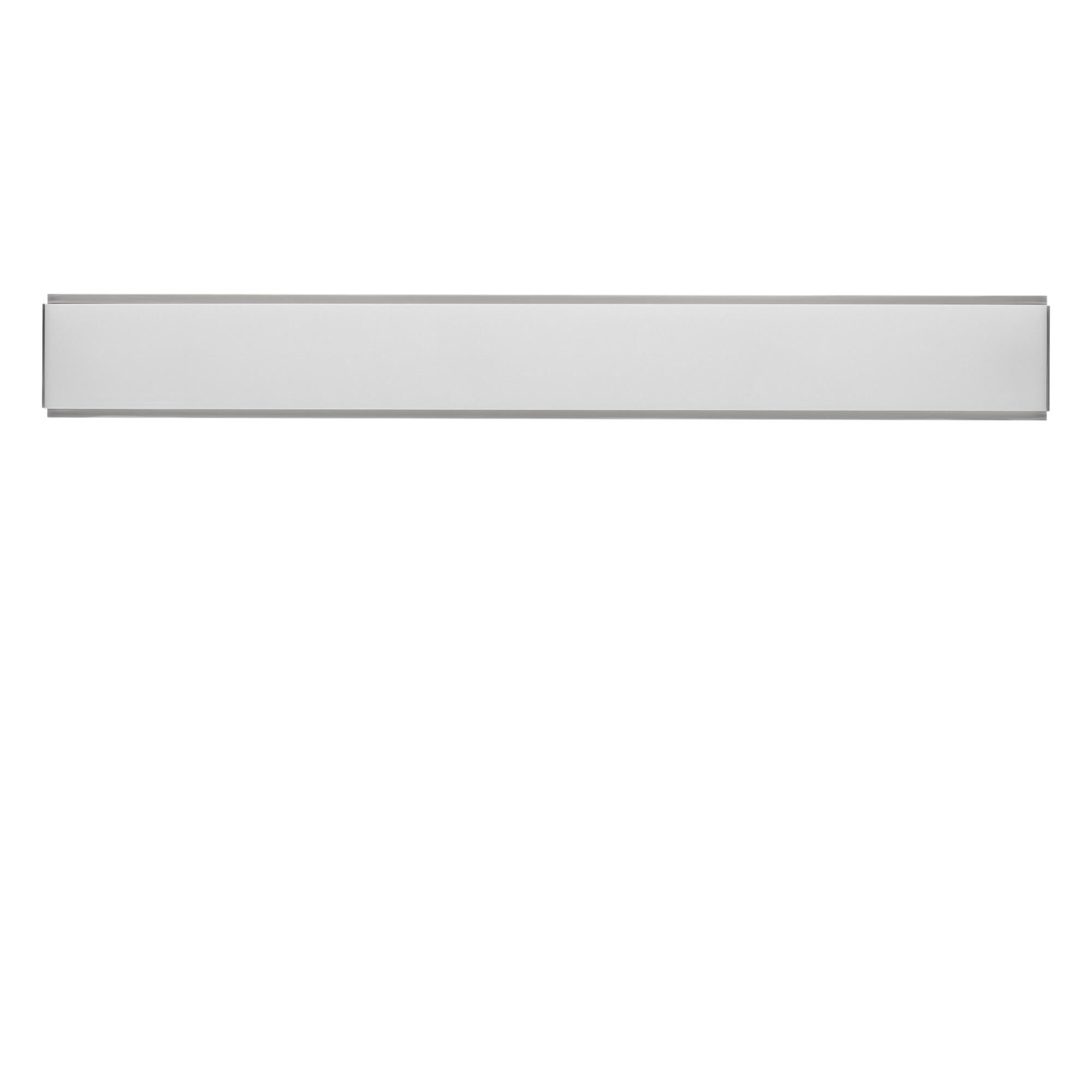 Shown in Brushed Nickel finish and White Acrylic Diffuser shade