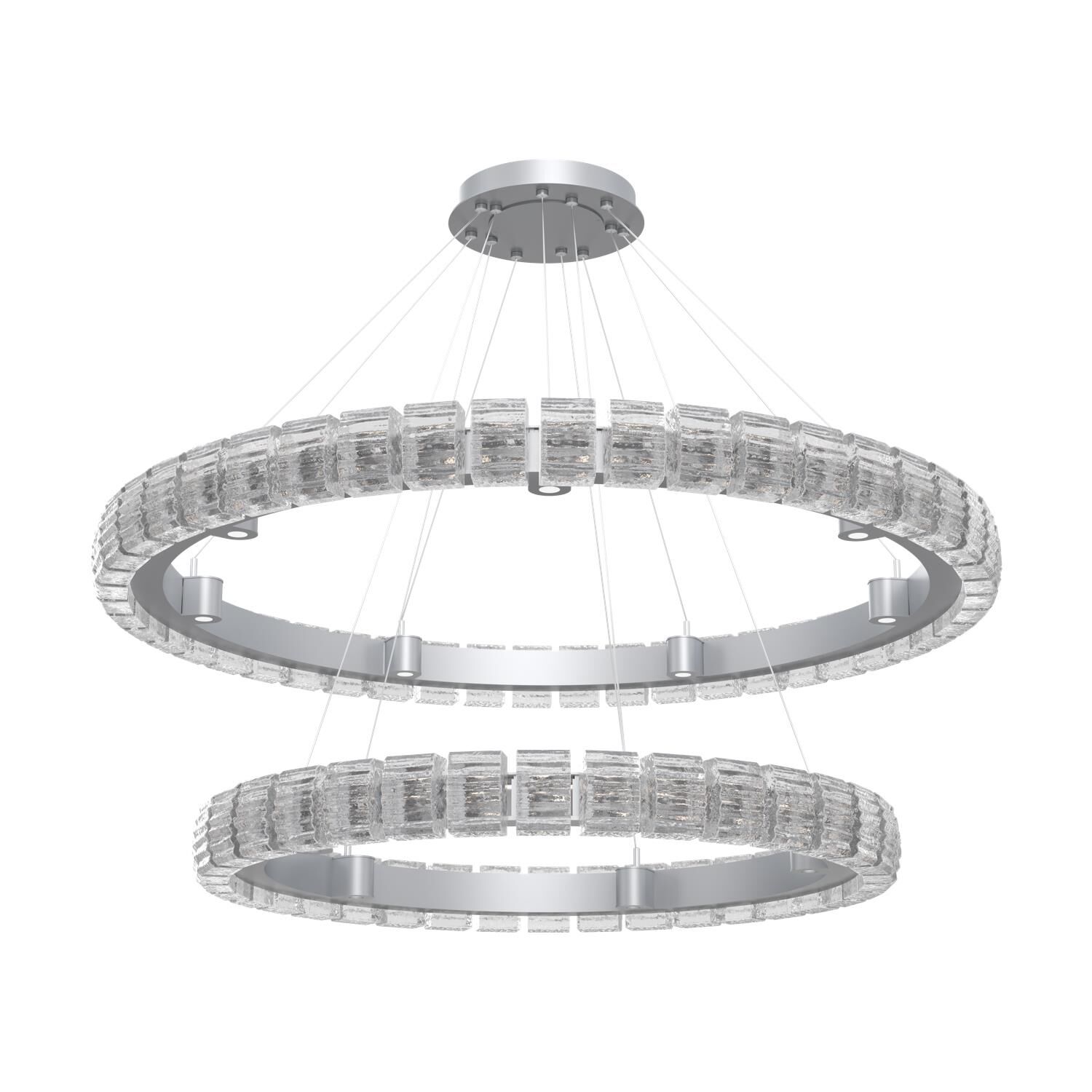 Shown in Classic Silver finish and Clear glass