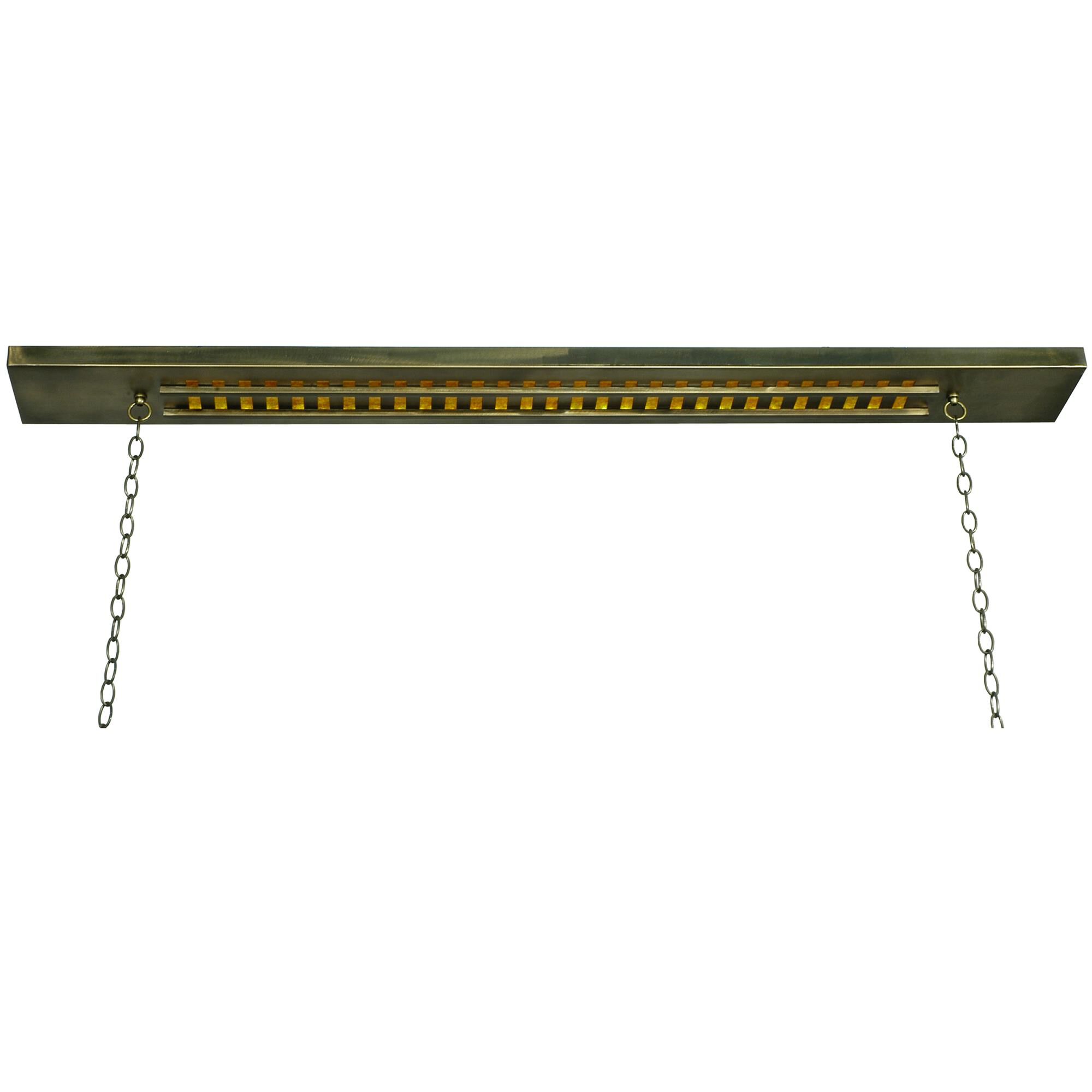 Train Track 62 Inch 1 Light LED Linear Suspension Light by Meyda Lighting