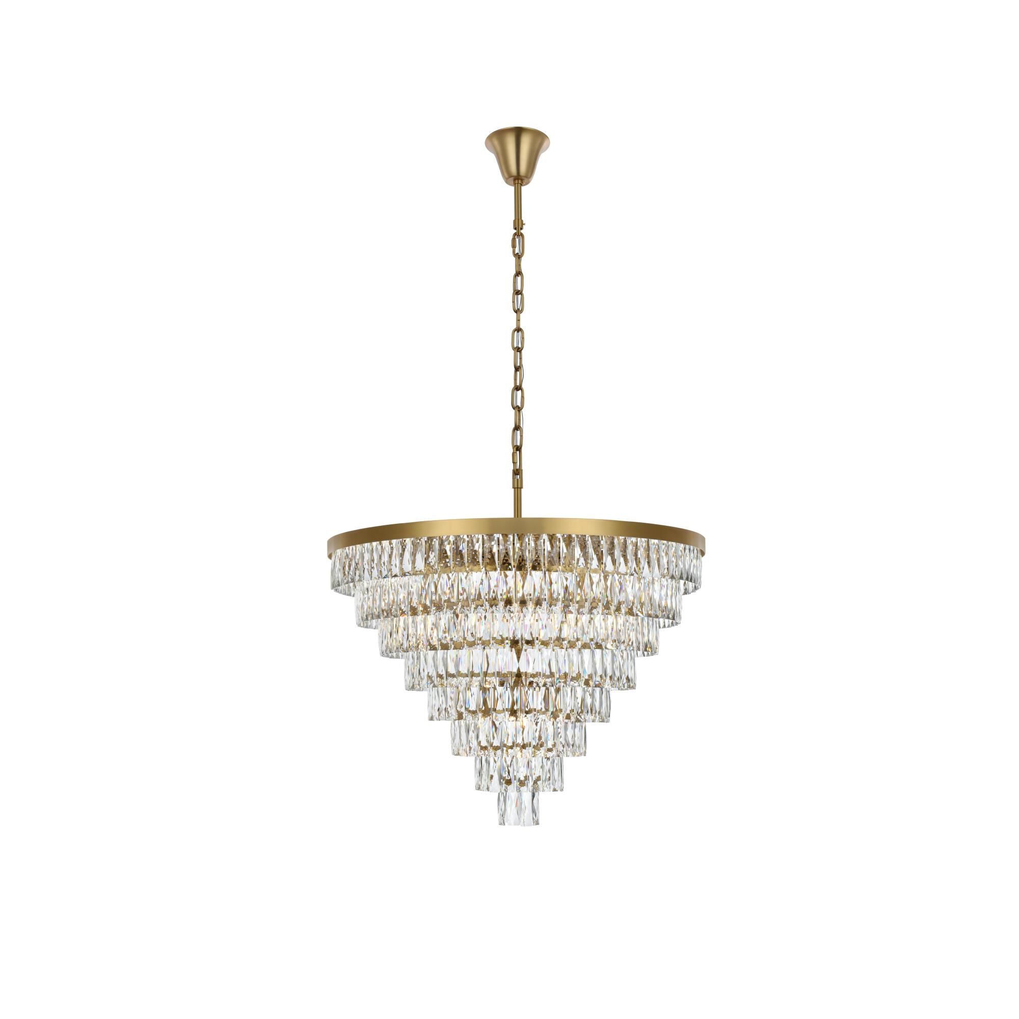 Josephine 36 Inch Chandelier by Elegant Lighting