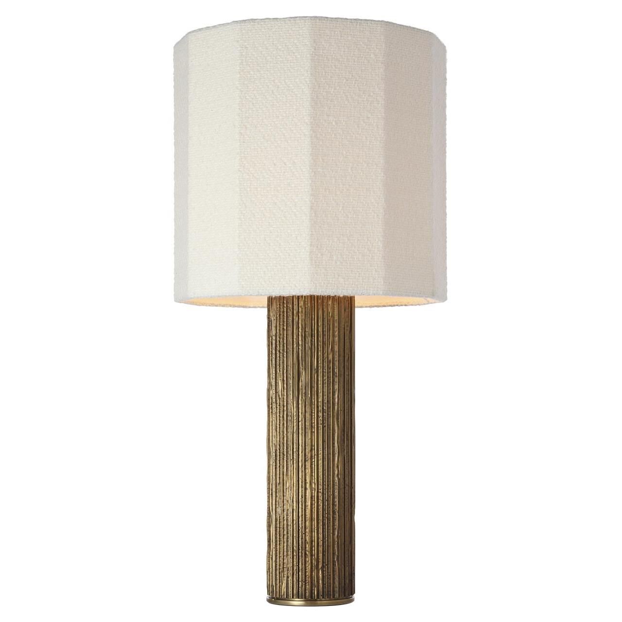 Shown in Ridged Tombac finish and Decorative Boucle shade