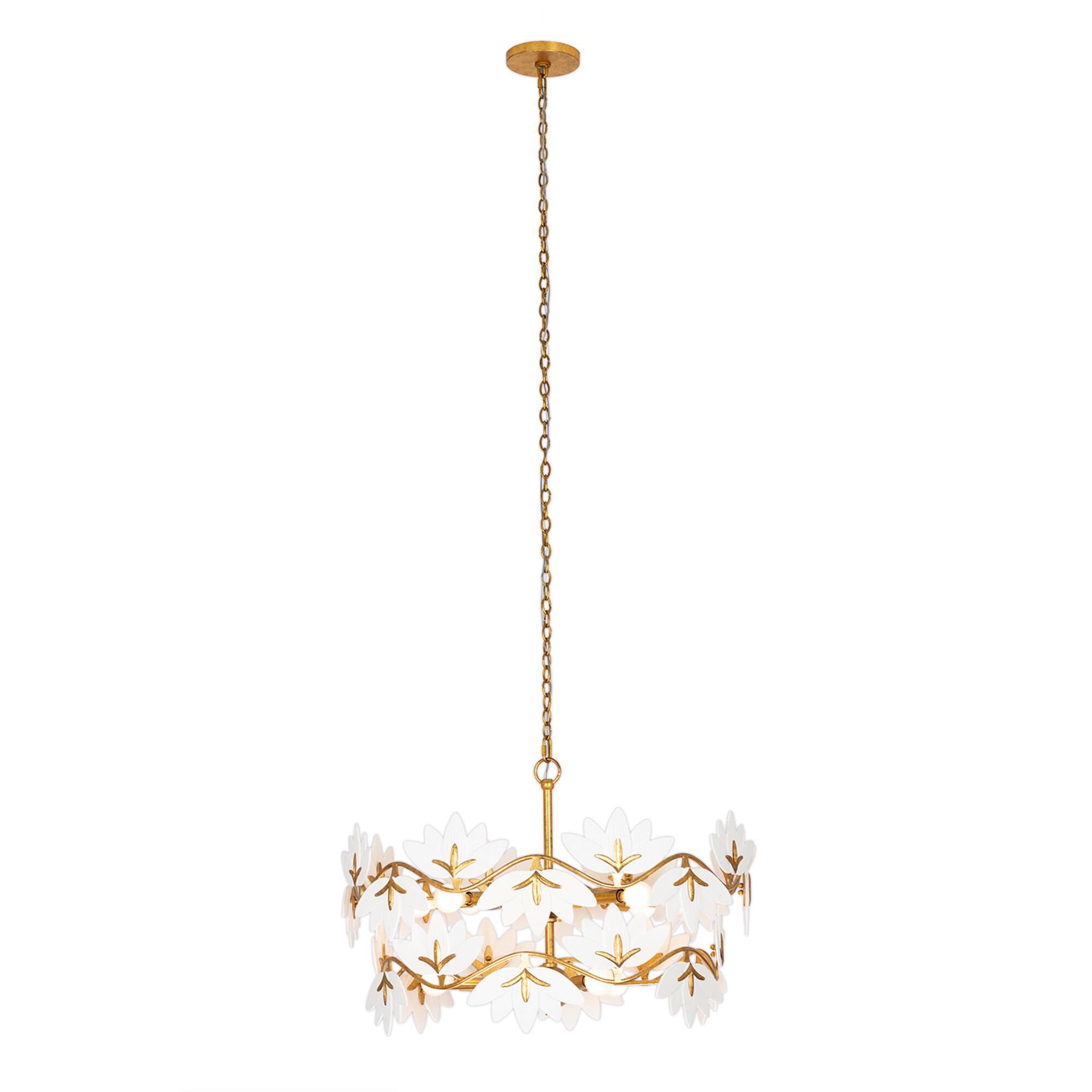 Shown in Oxidized Gold Leaf finish