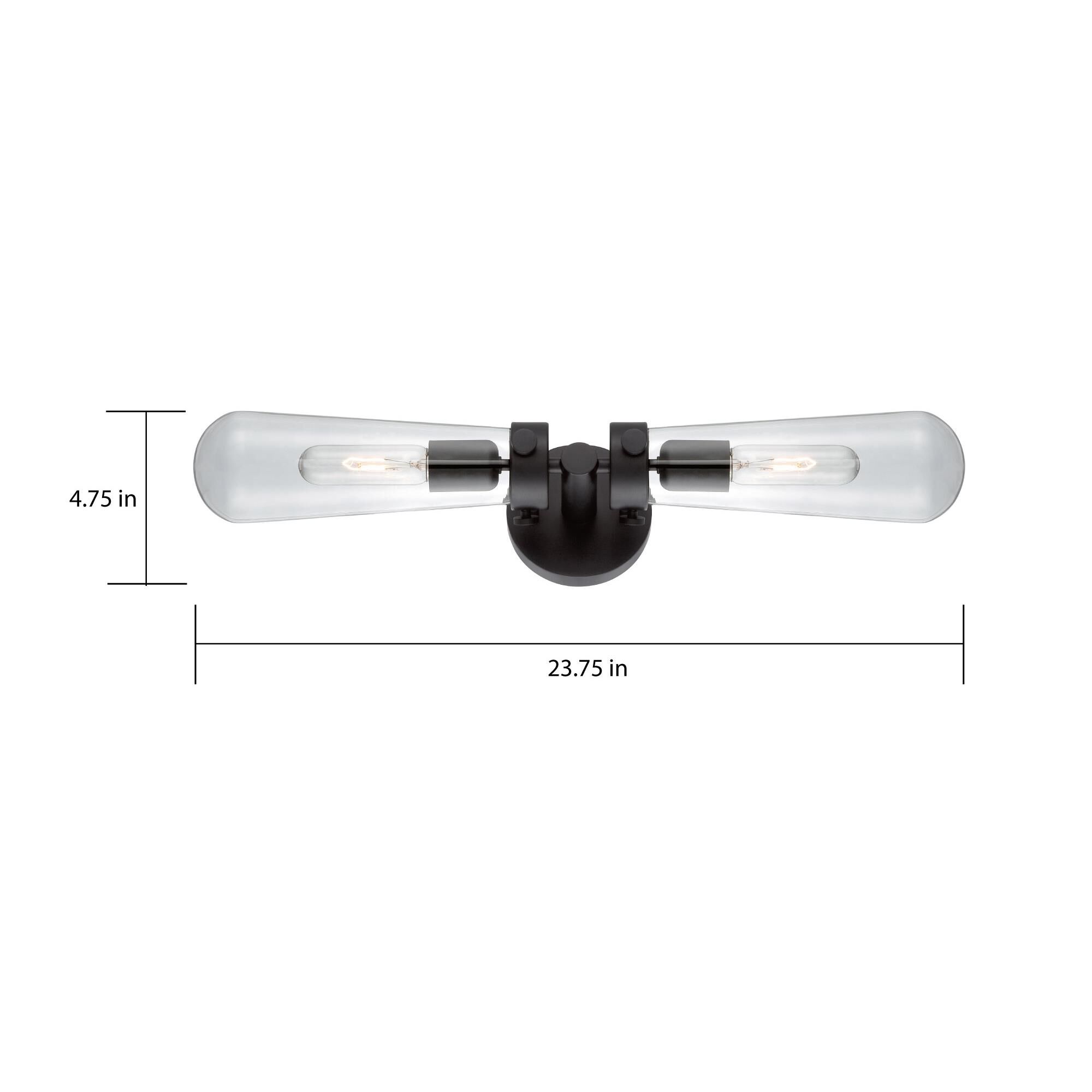 Beaker 24 Inch 2 Light Bath Vanity Light by Nuvo Lighting