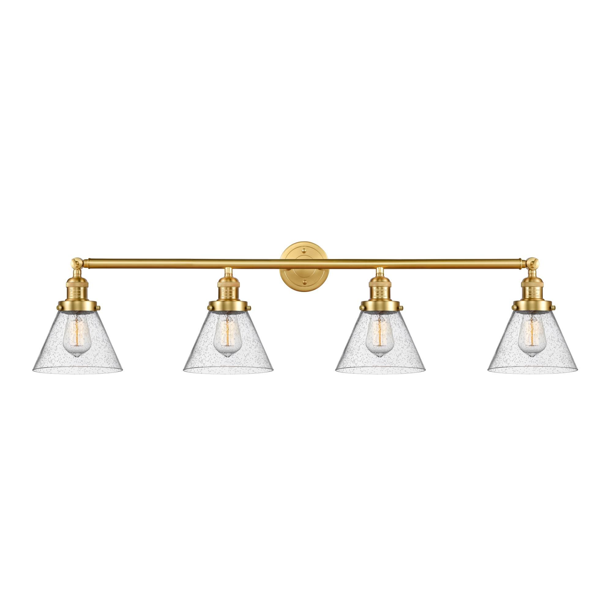 Bruno Marashlian Large Cone 43 Inch 4 Light Bath Vanity Light by Innovations Lighting