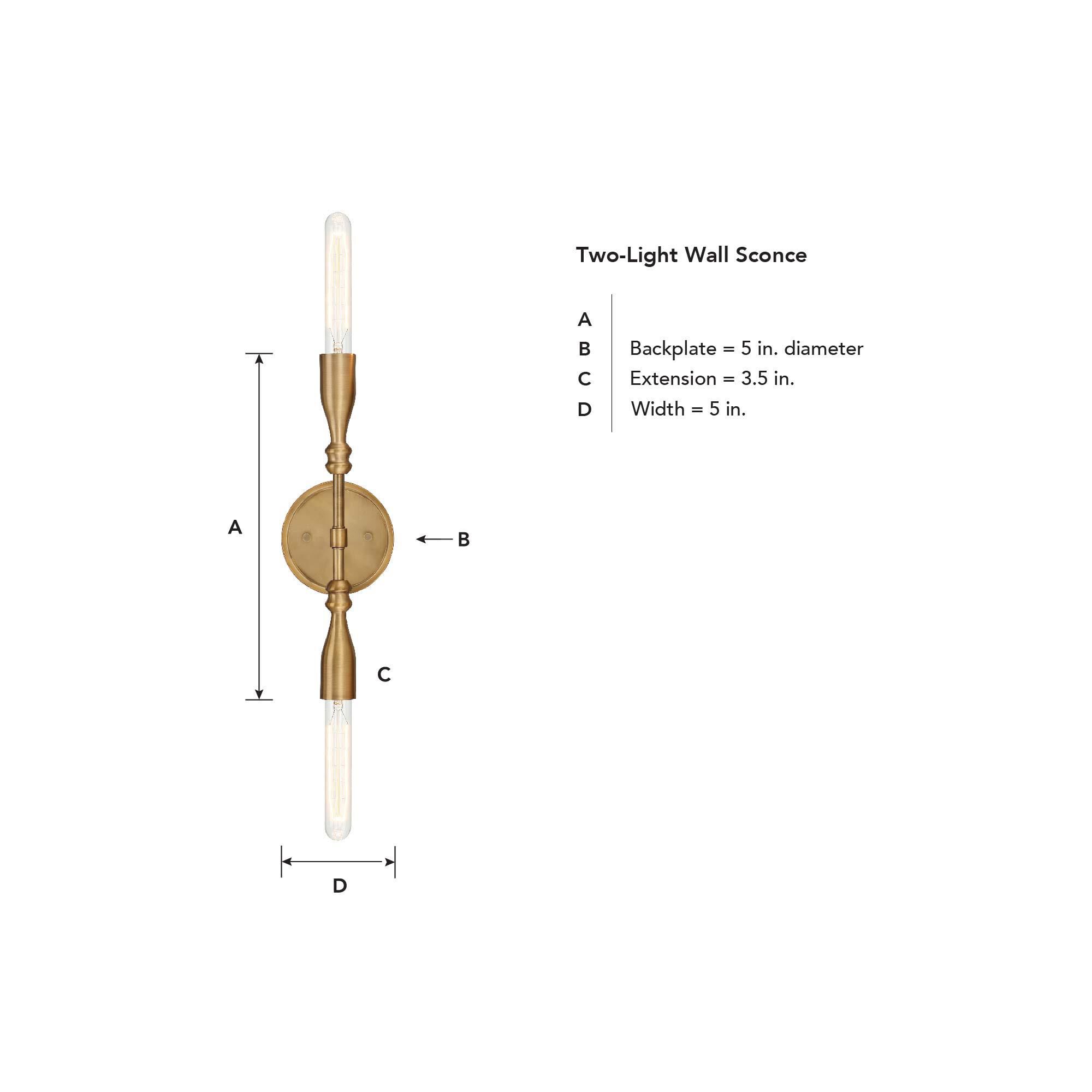 Designers Fountain Ingo 9 Inch Wall Sconce