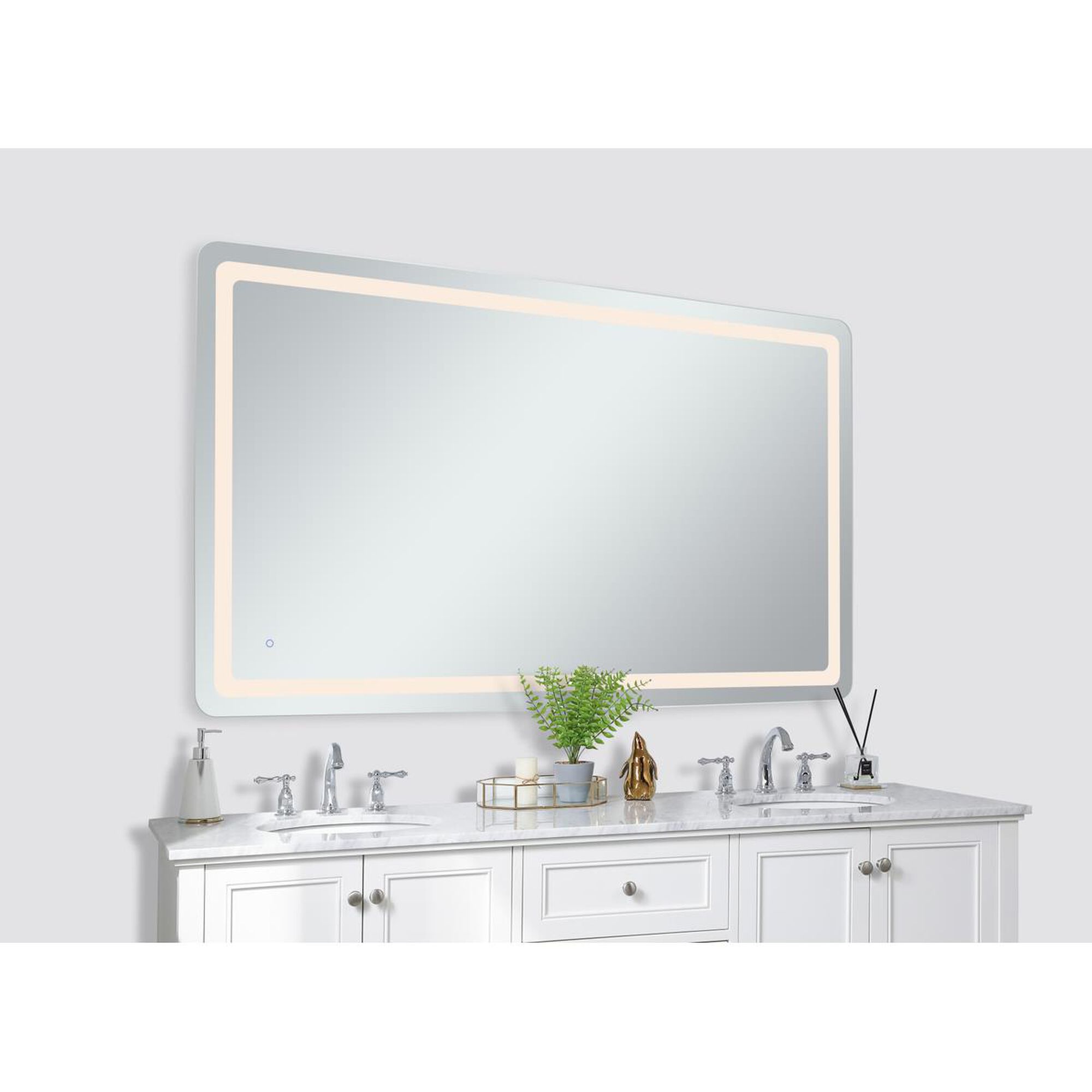 Genesis 72 Inch Wide LED Lighted Mirror,