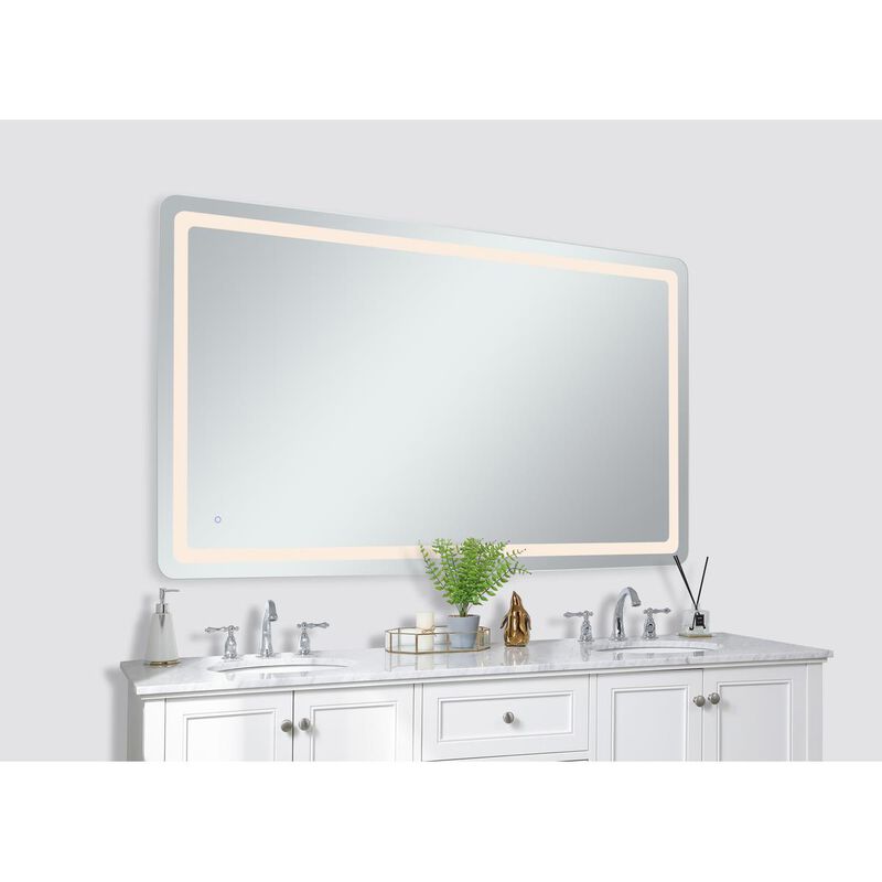 Genesis 72 Inch Wide LED Lighted Mirror by Elegant Decor