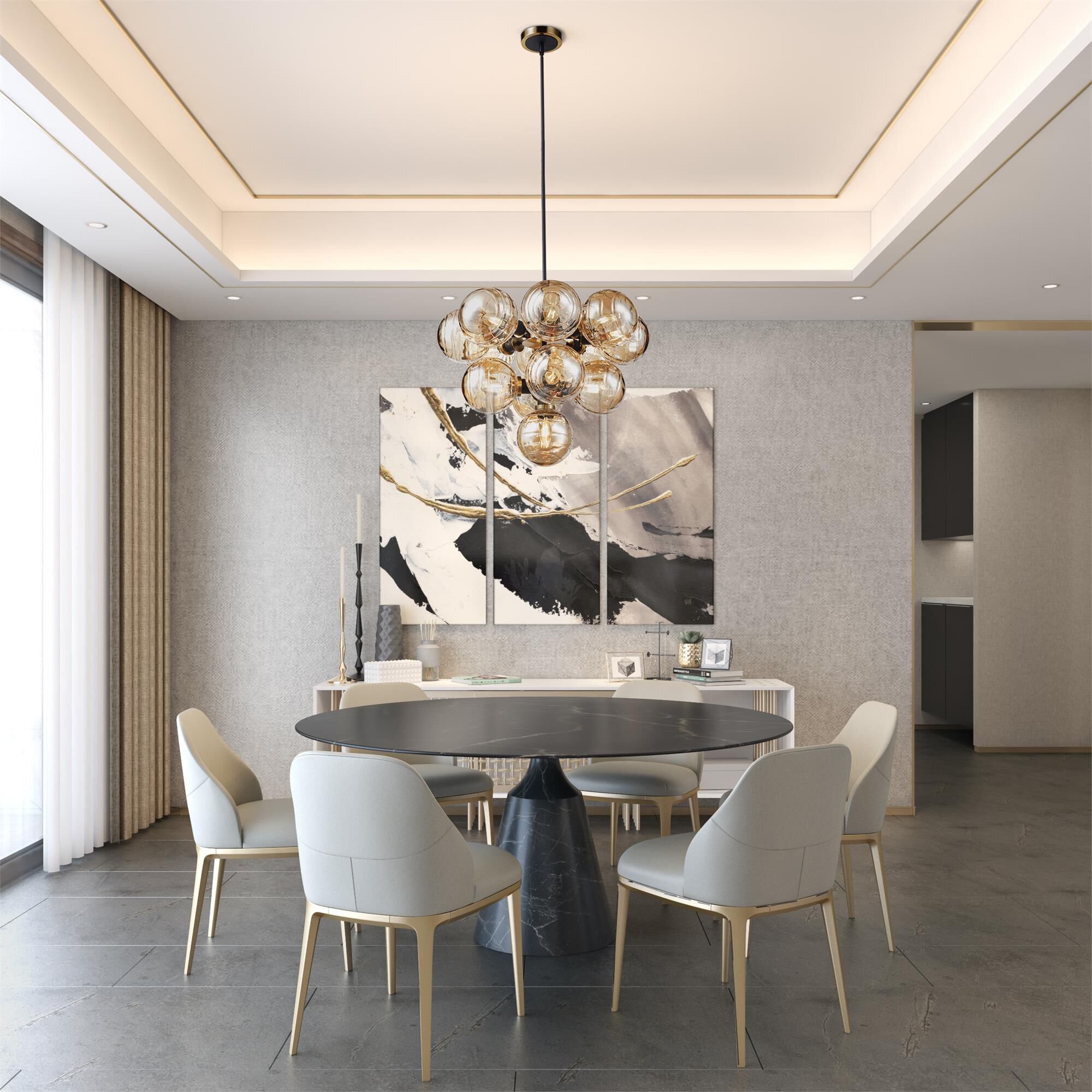Gem 23 Inch Chandelier,