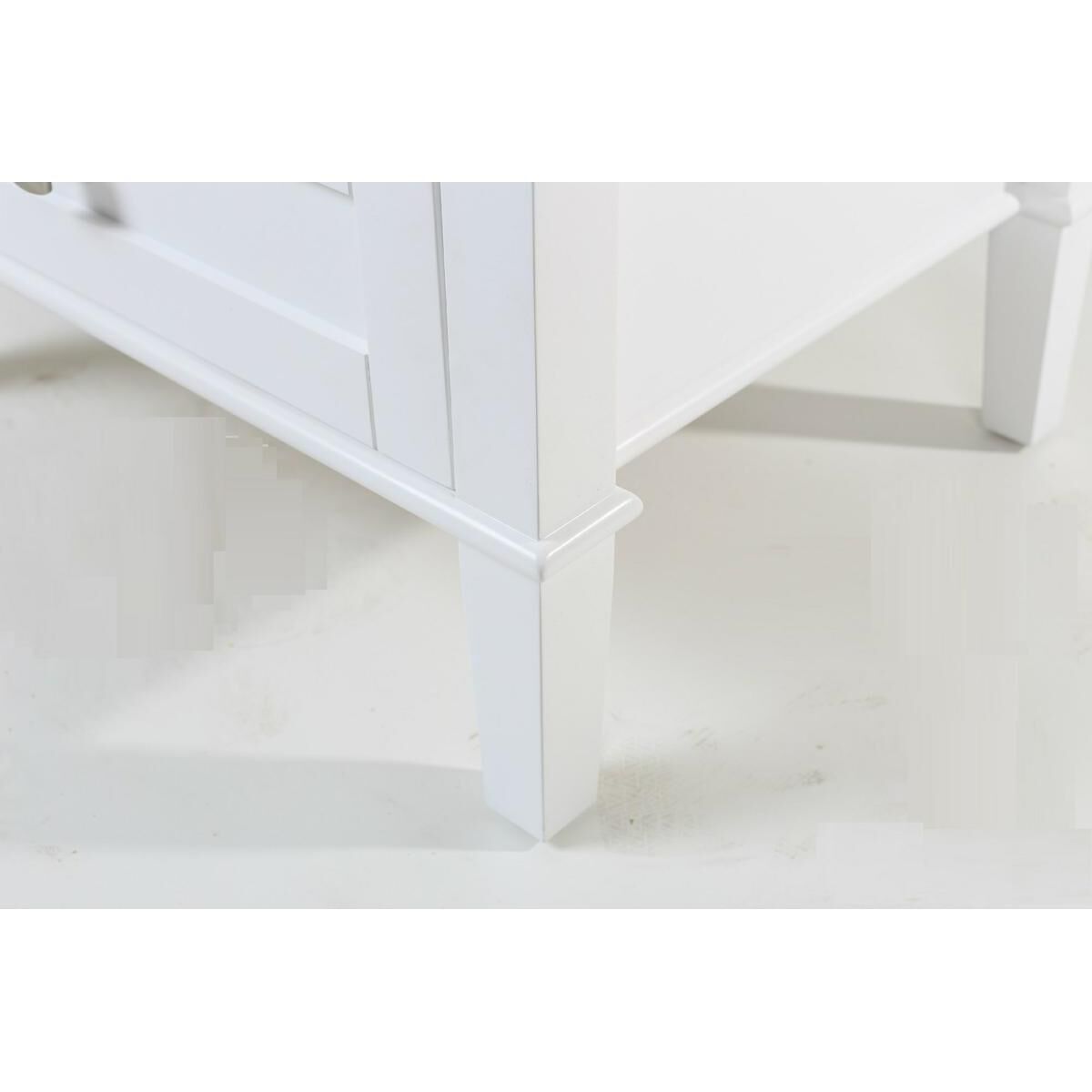 Shown in White finish