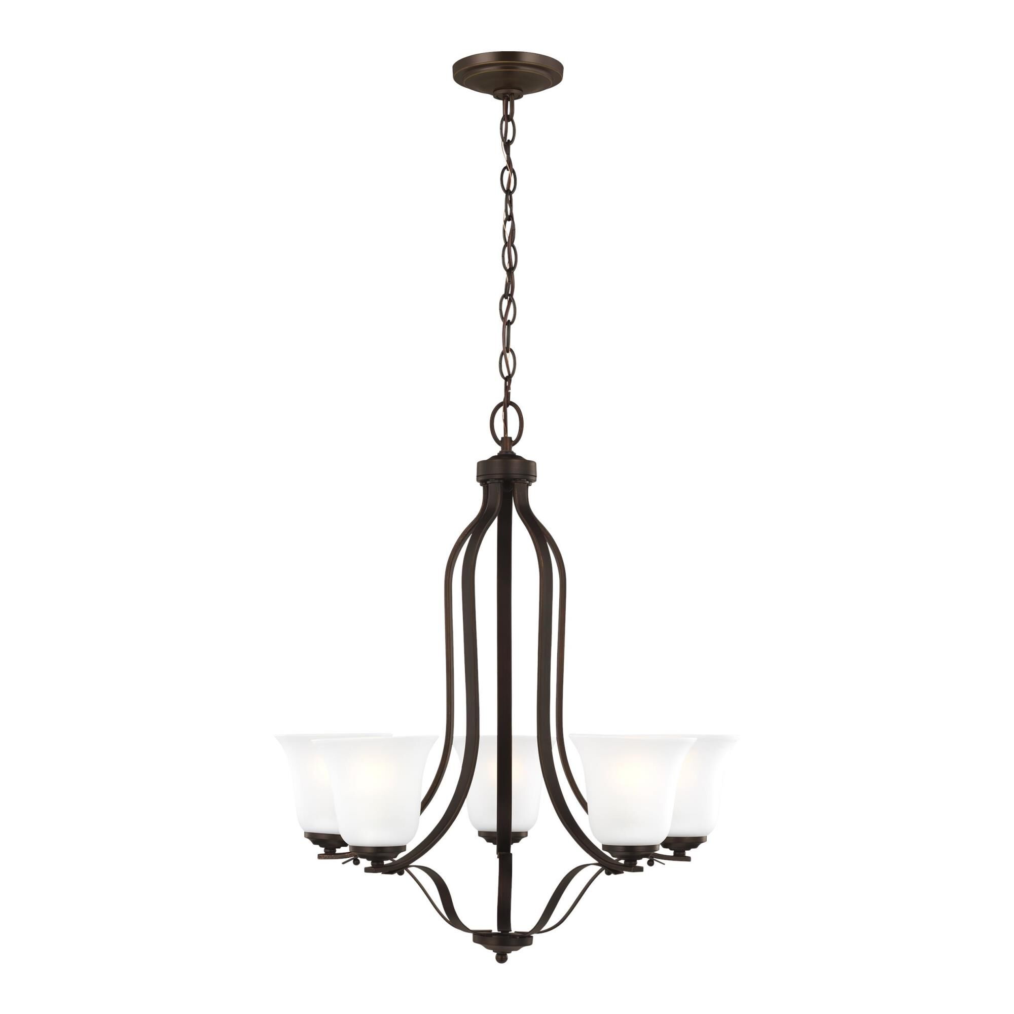 Emmons 23 Inch 5 Light Chandelier by Generation Lighting - Clearance