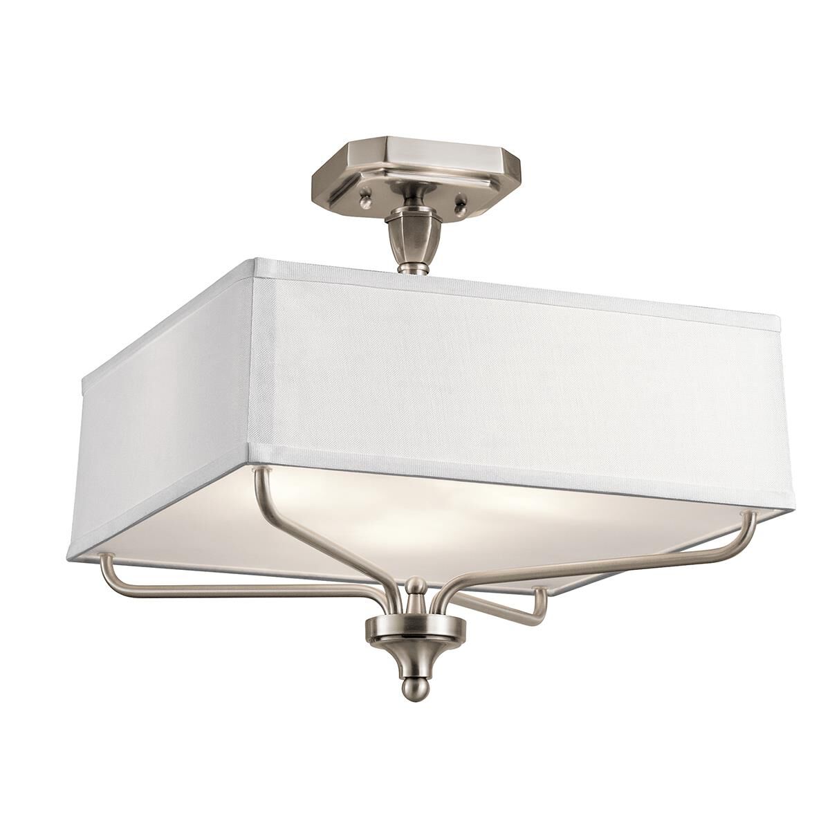 Arlo 15 Inch 3 Light Semi Flush Mount by Kichler Lighting
