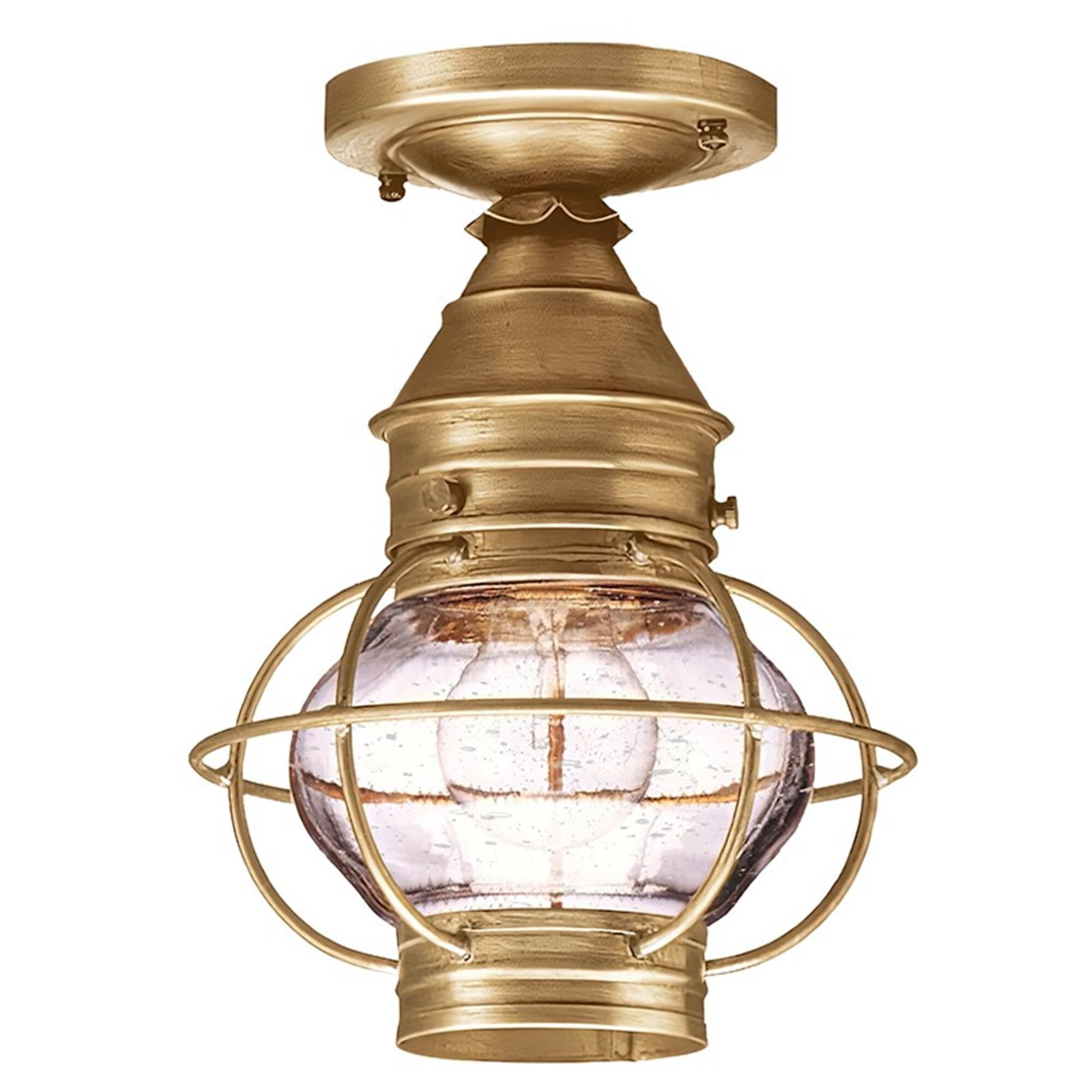 Onion 8 Inch Outdoor Flush Mount,