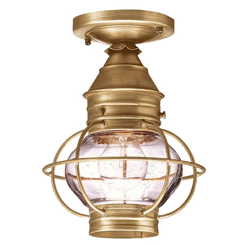 Onion 8 Inch Outdoor Flush Mount by Northeast Lantern