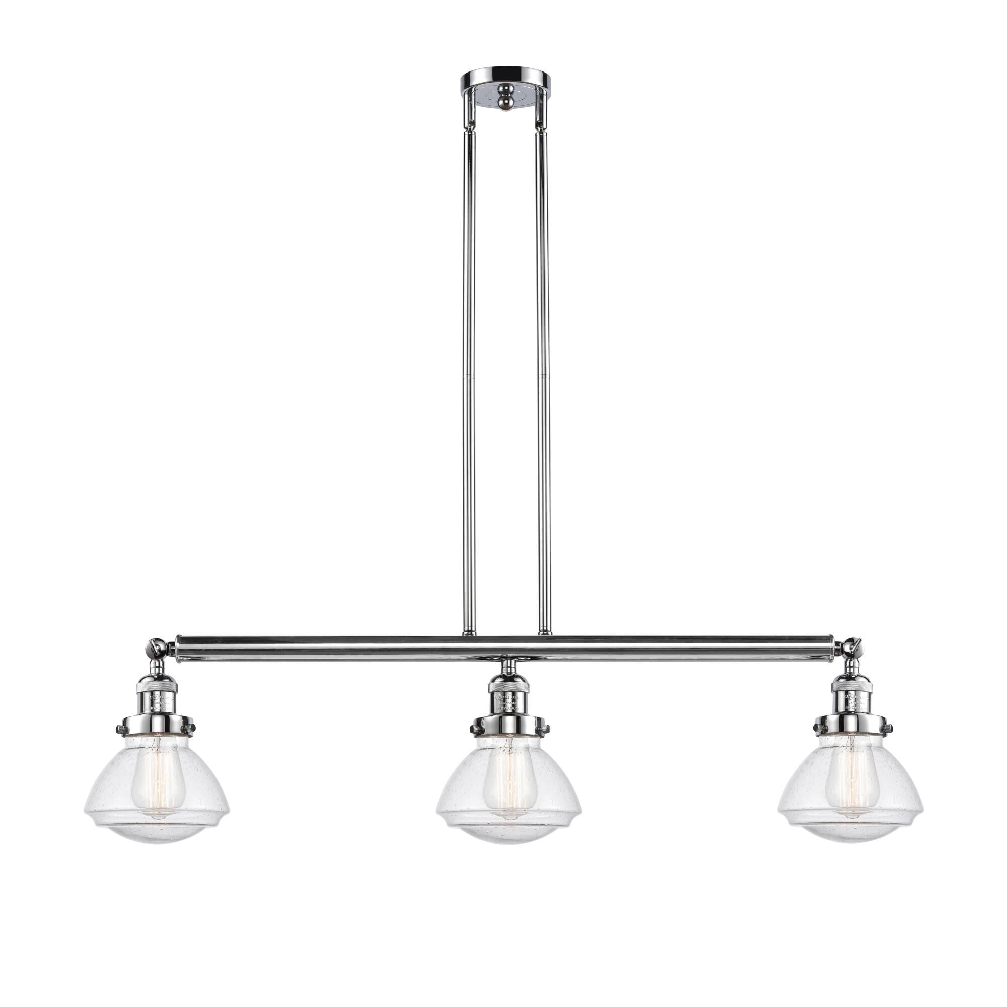 Bruno Marashlian Olean 39 Inch 3 Light Linear Suspension Light by Innovations Lighting