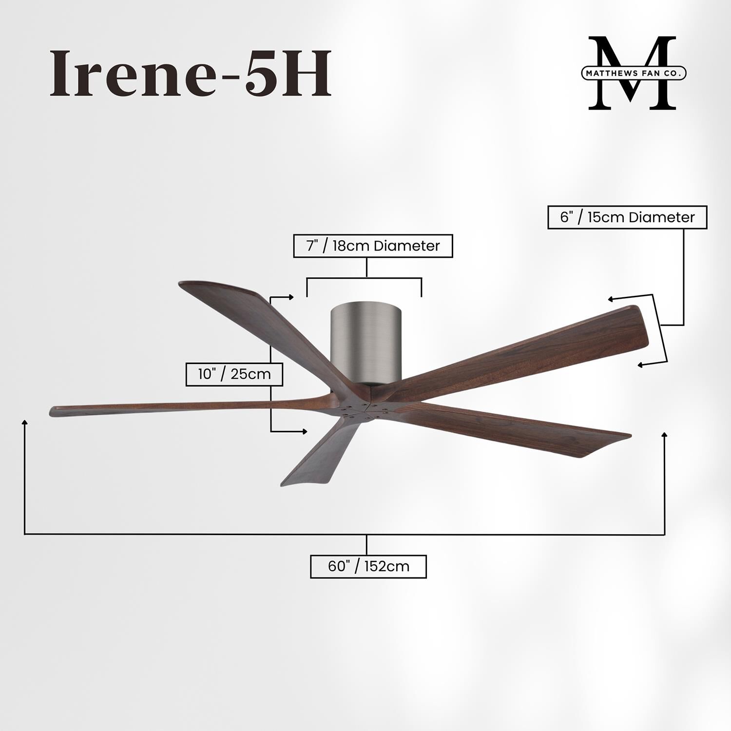 Shown in Brushed Pewter finish