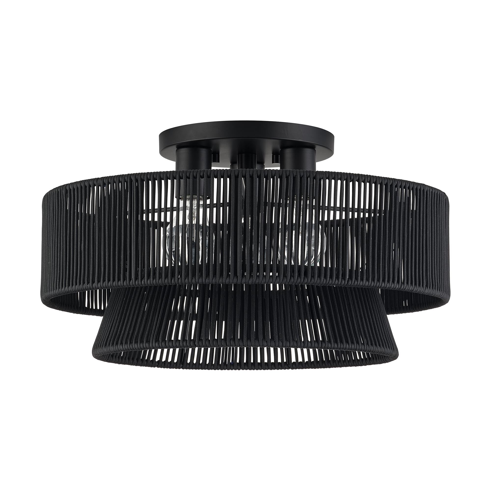 Florell 18 Inch Semi Flush Mount by Livex Lighting