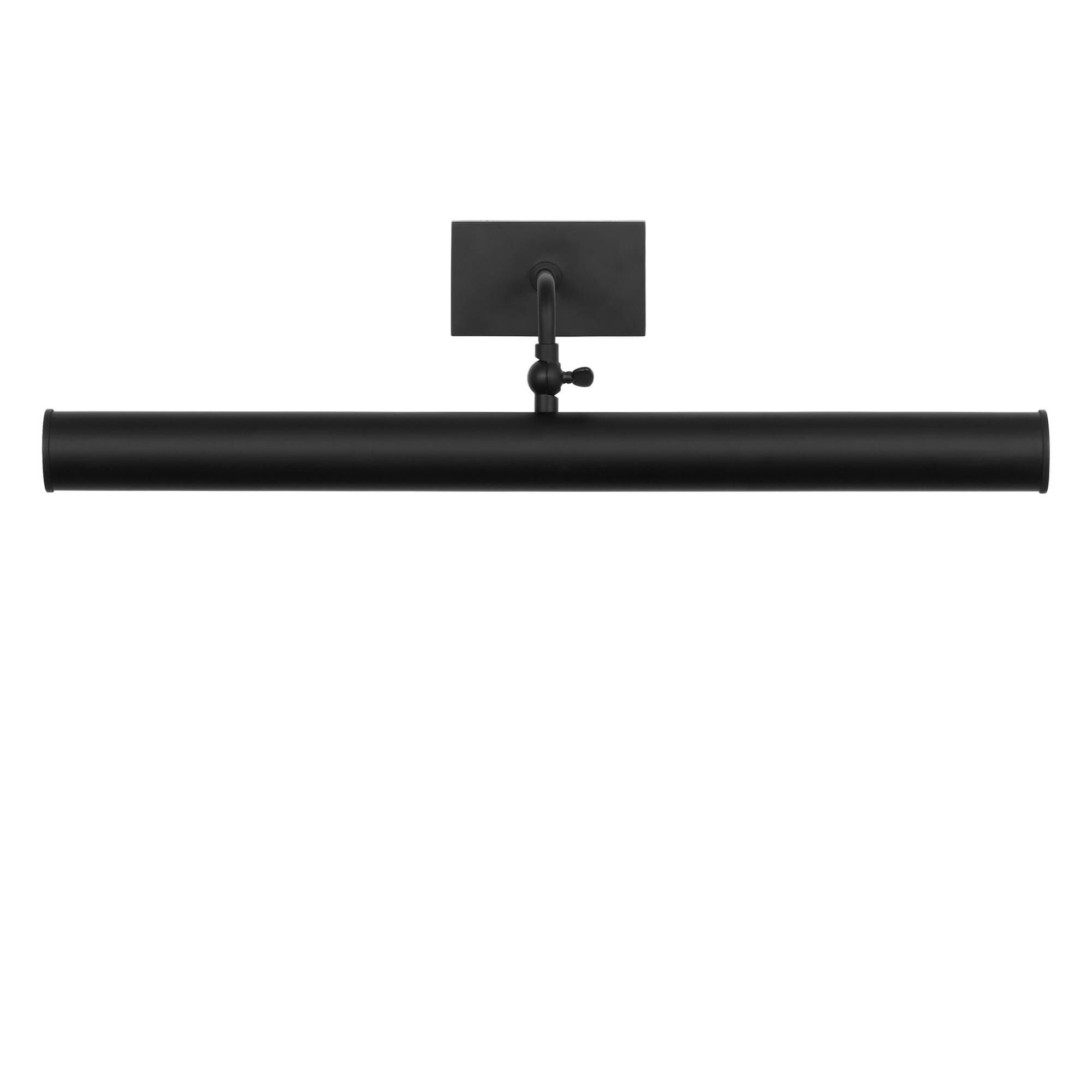 Shown in Midnight Black finish and White Acrylic Diffuser shade