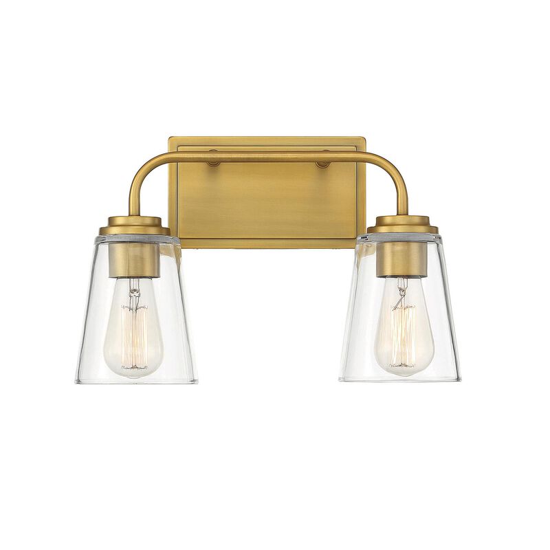 15 Inch 2 Light LED Bath Vanity Light by Meridian Lighting