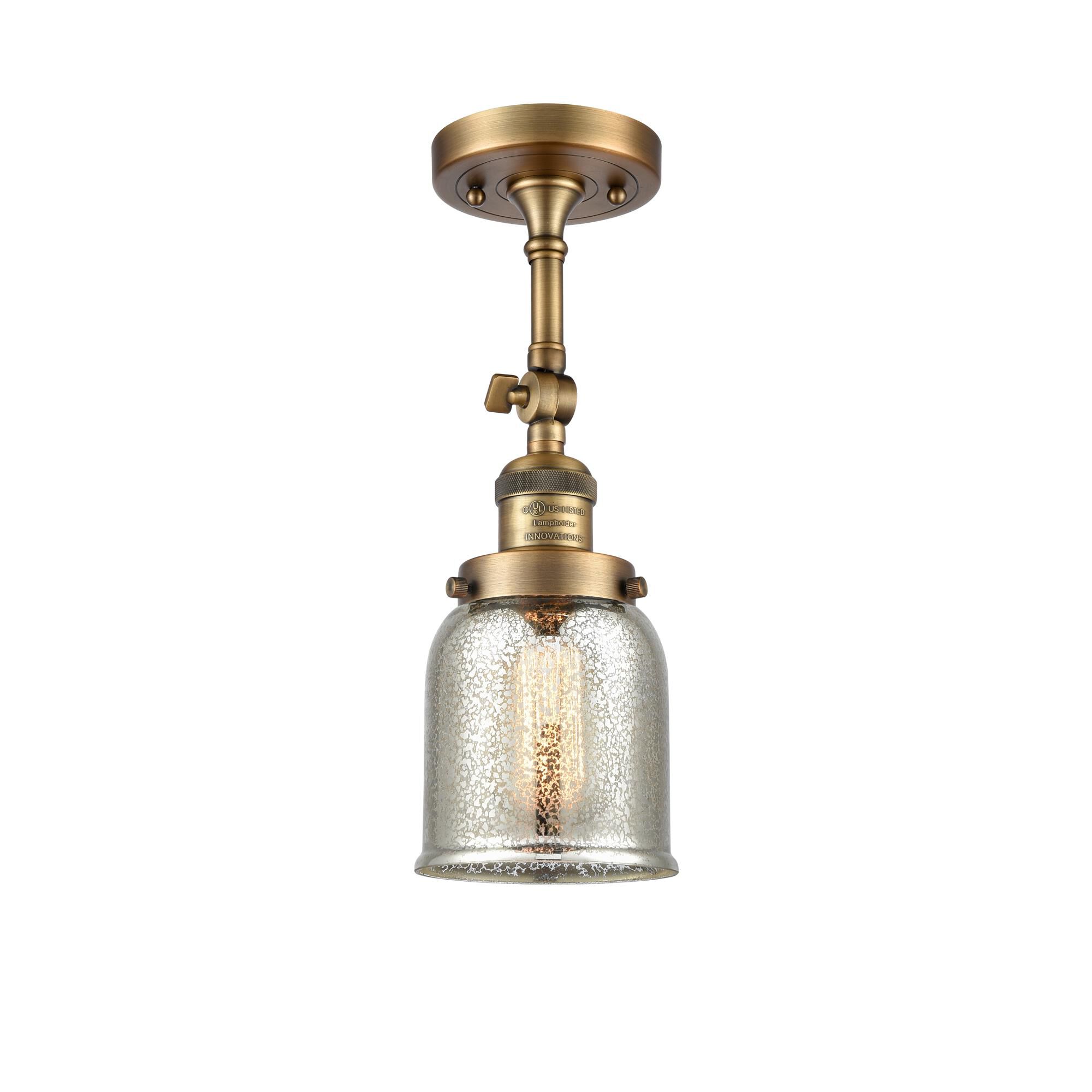 Bruno Marashlian Small Bell 5 Inch 1 Light Semi Flush Mount by Innovations Lighting