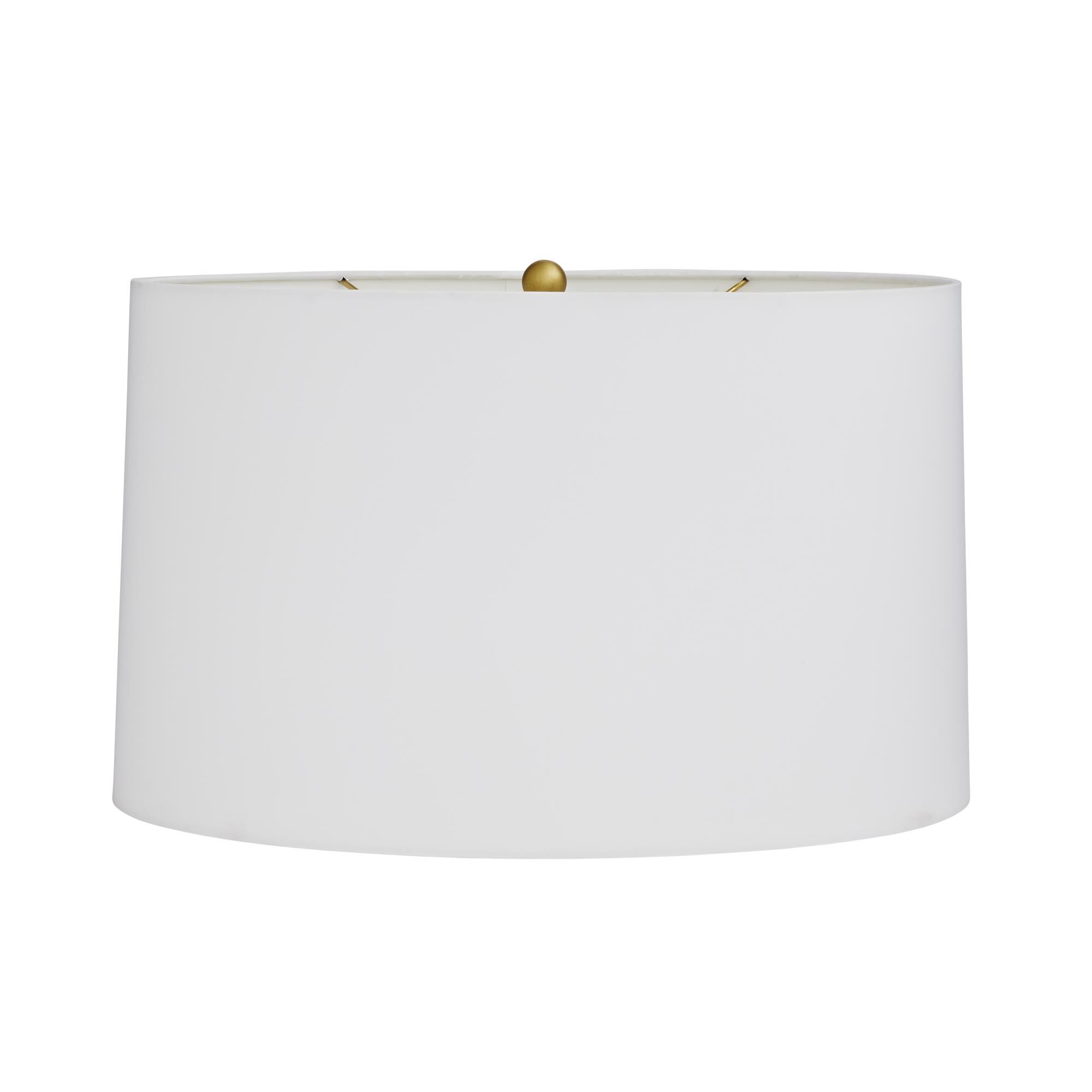 Shown in White finish and Microfiber shade