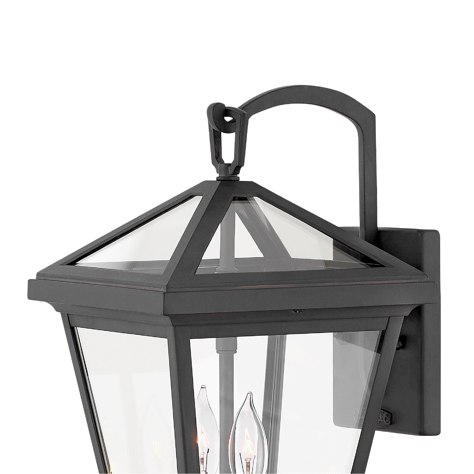 Shown in Museum Black finish and Clear glass