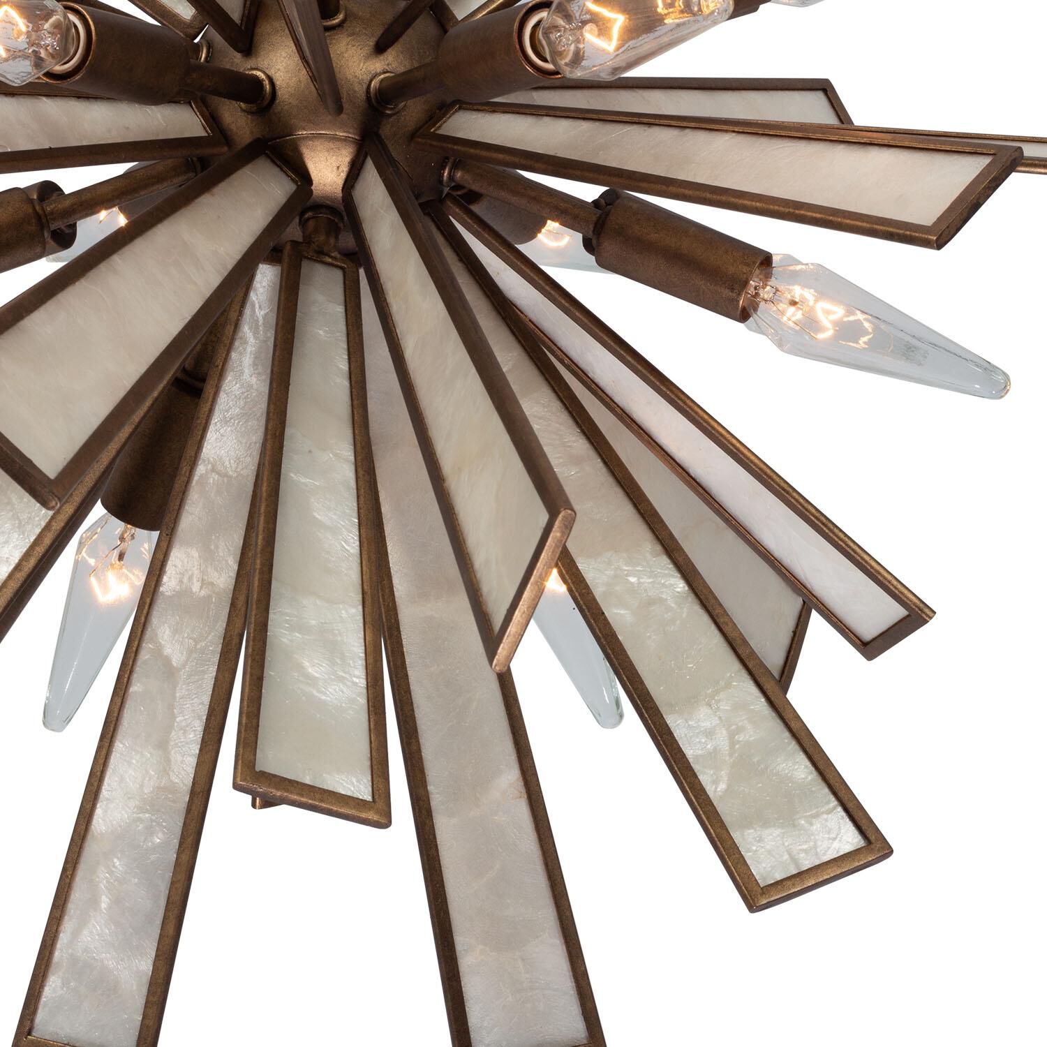 Shown in Pearlized Antique Brass finish