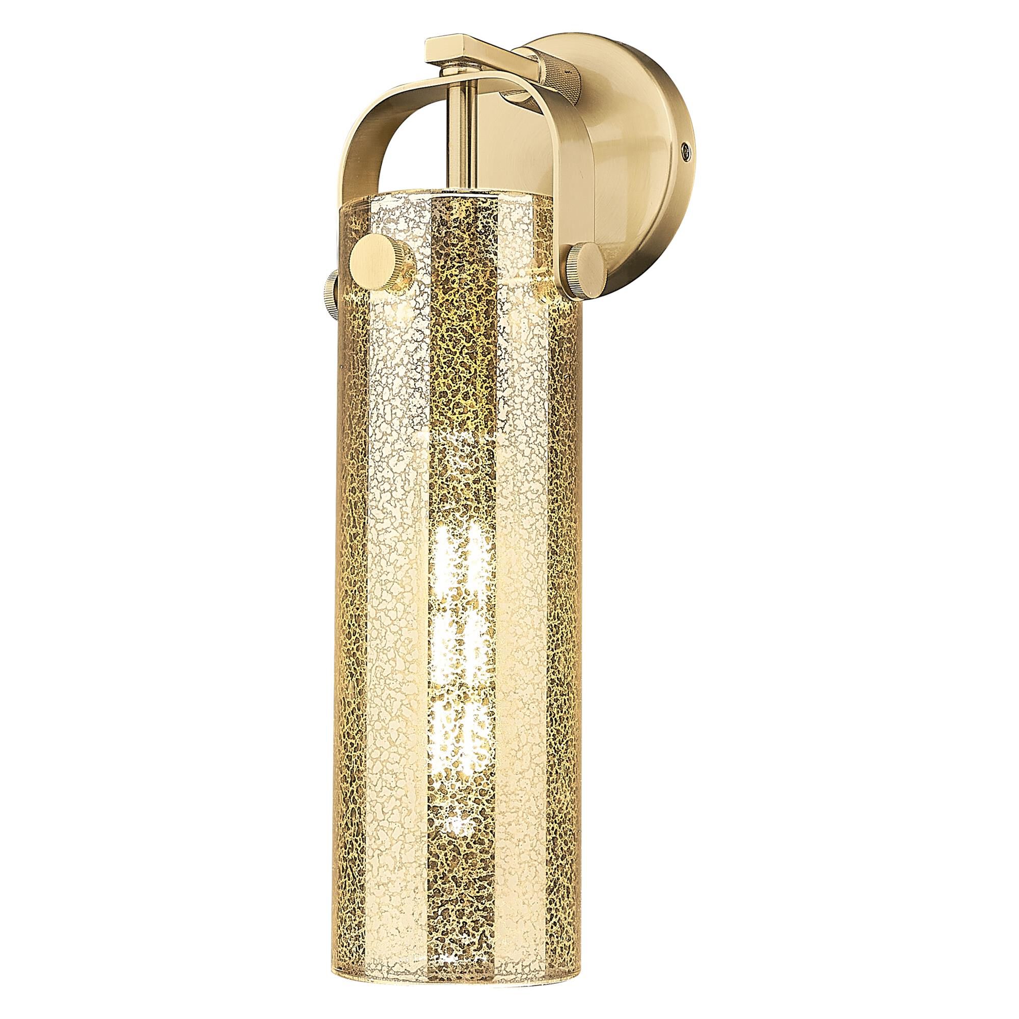 Shown in Champagne Bronze finish and Mercury glass